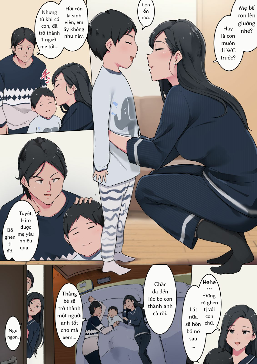 Đọc truyện hentai Haha no Kao to Onna no Kao o Tsukaiwakeru Mama no Ohanshi - Oneshot