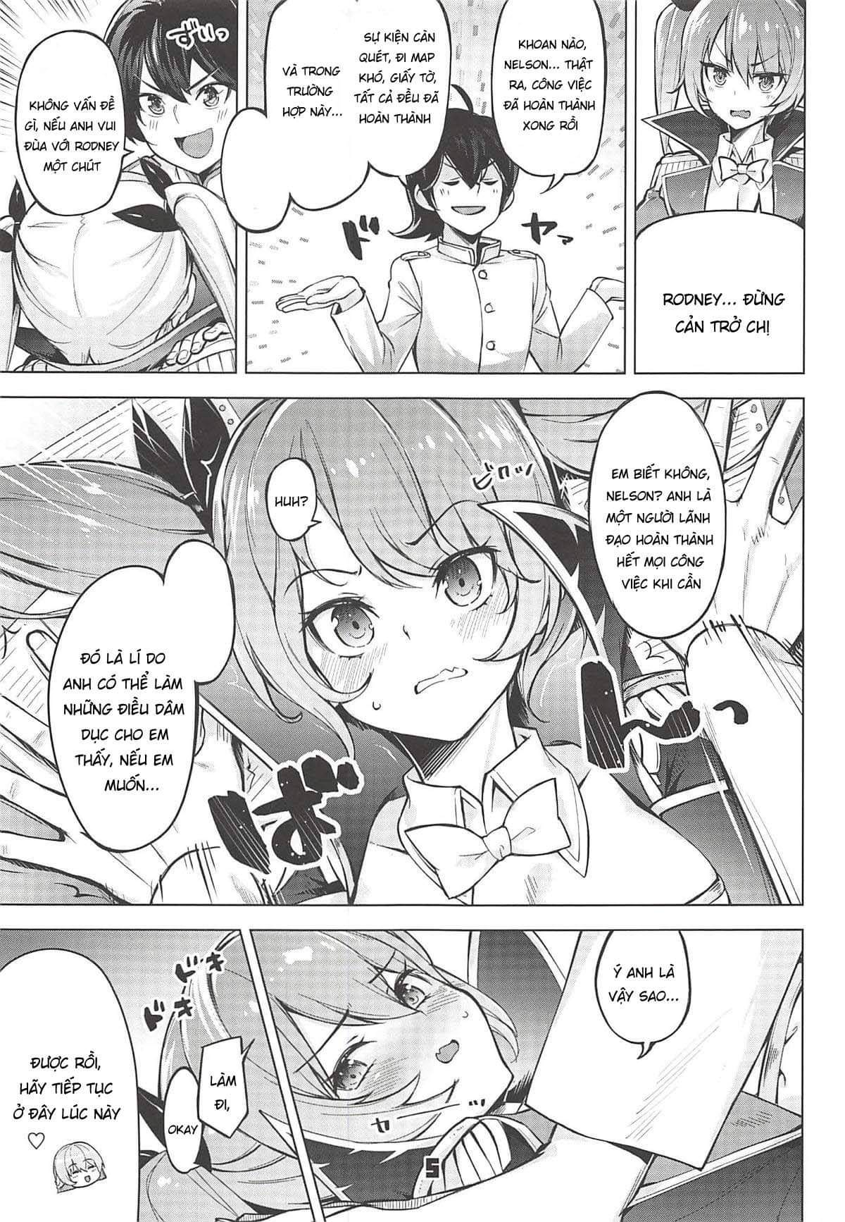 Đọc truyện hentai Rodney Shite Nelson (Azur Lane) - Oneshot