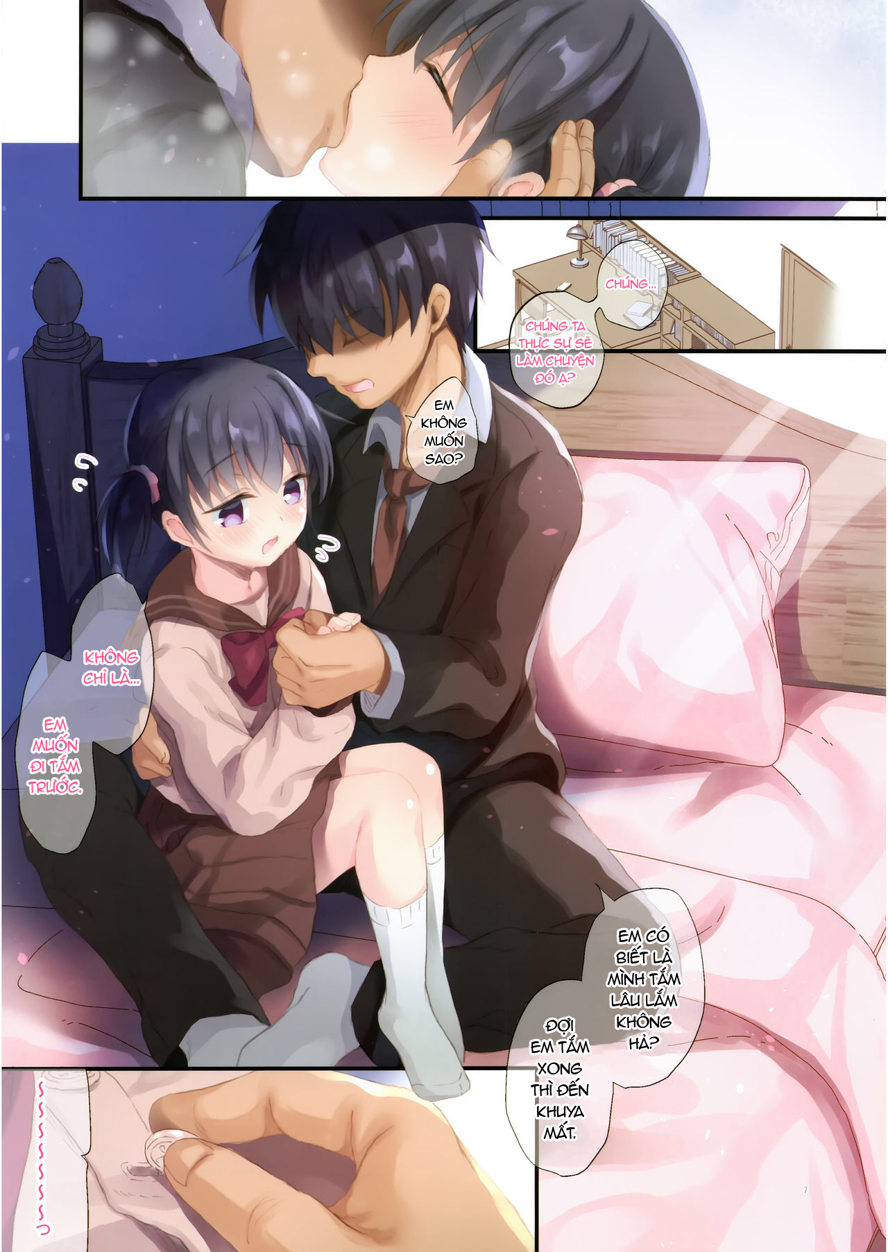 Đọc truyện hentai Lần đầu của tôi và cô em gái nhỏ - Remake