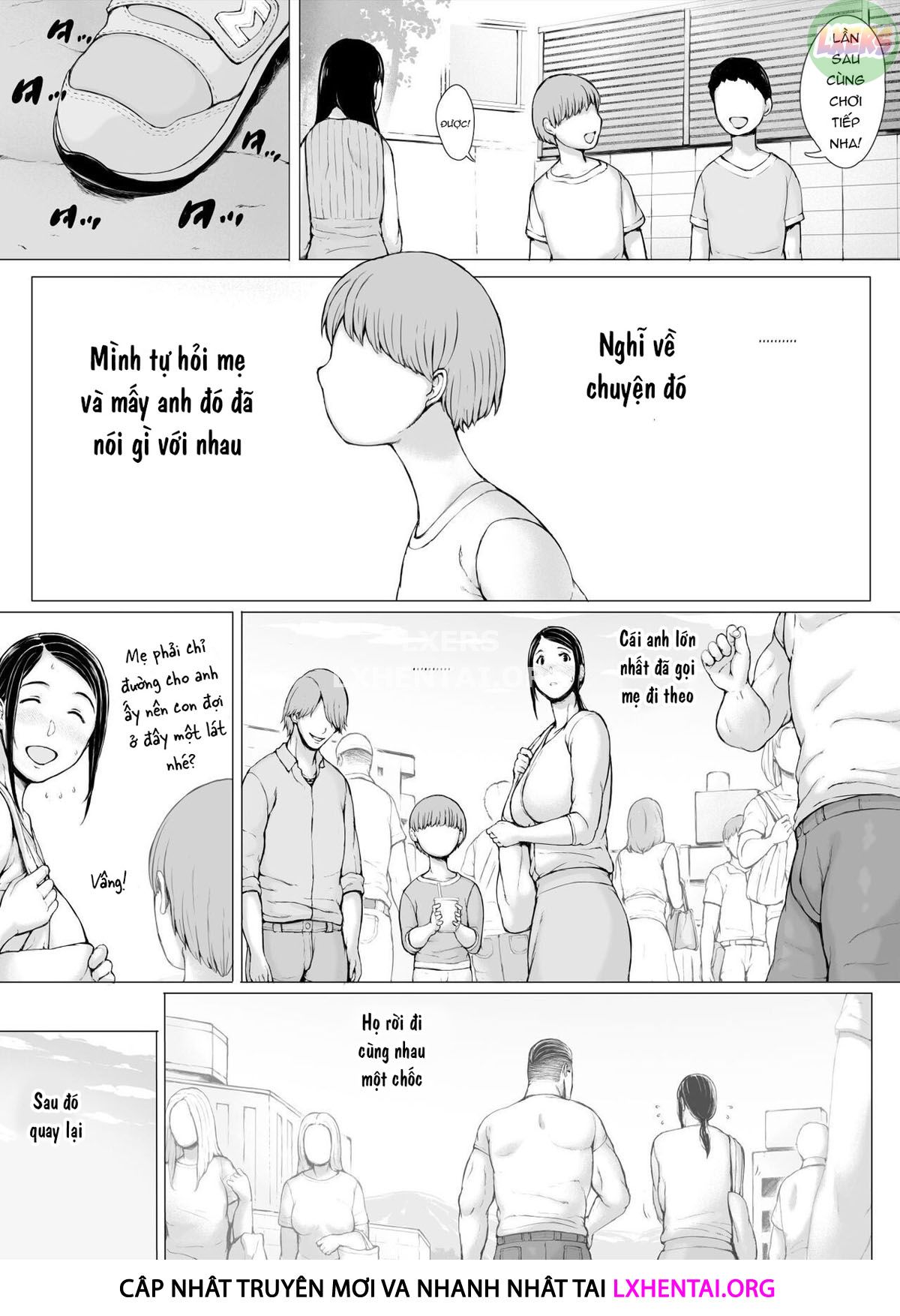 Đọc truyện hentai Hahagui Ottori Okaasan ga Toshishita Yarichin ni Nerawareru Toki - Chap 3C | END