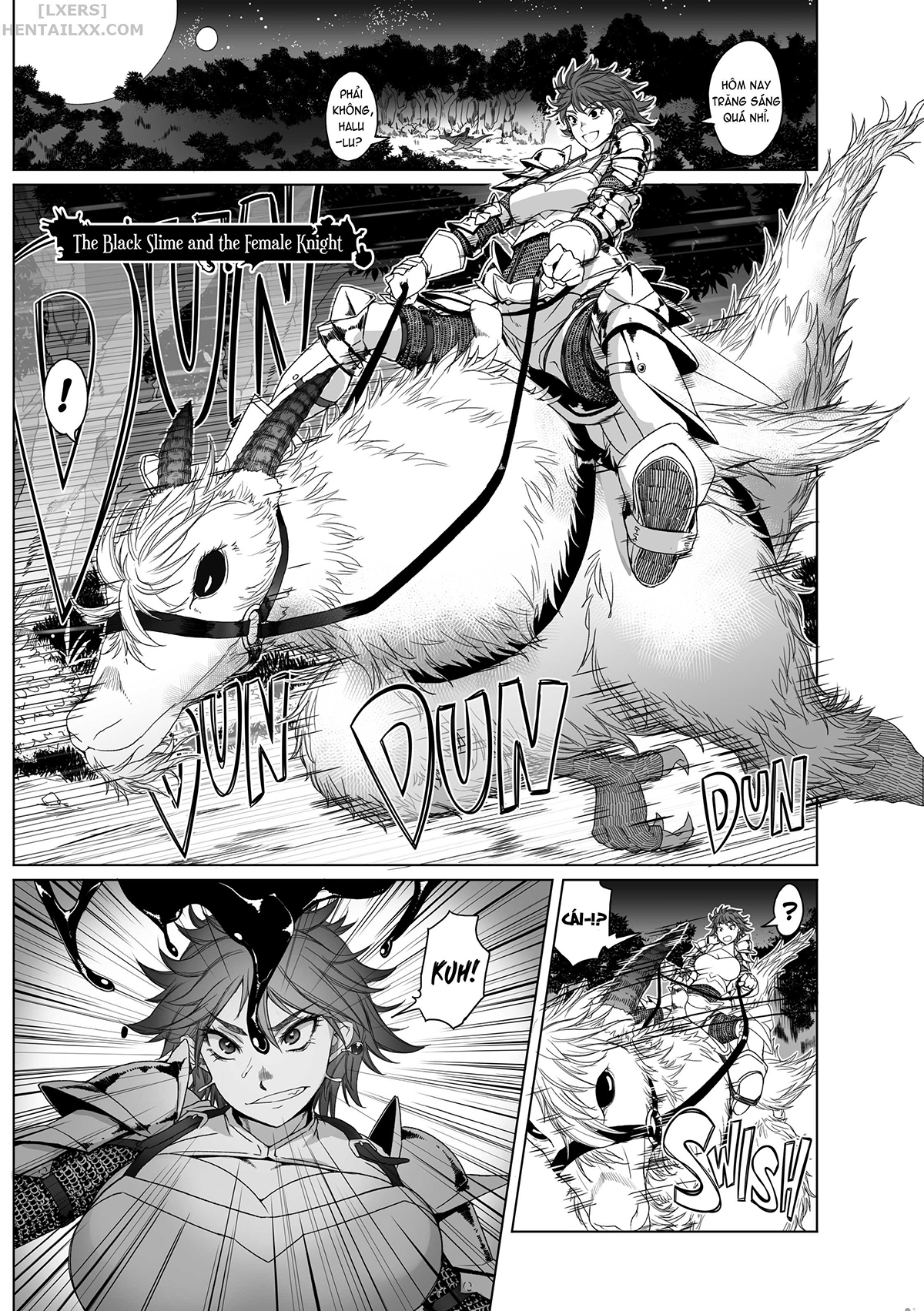 Đọc truyện hentai Maidens of Steel - Chap 9 - The Black Slime and the Female Knight