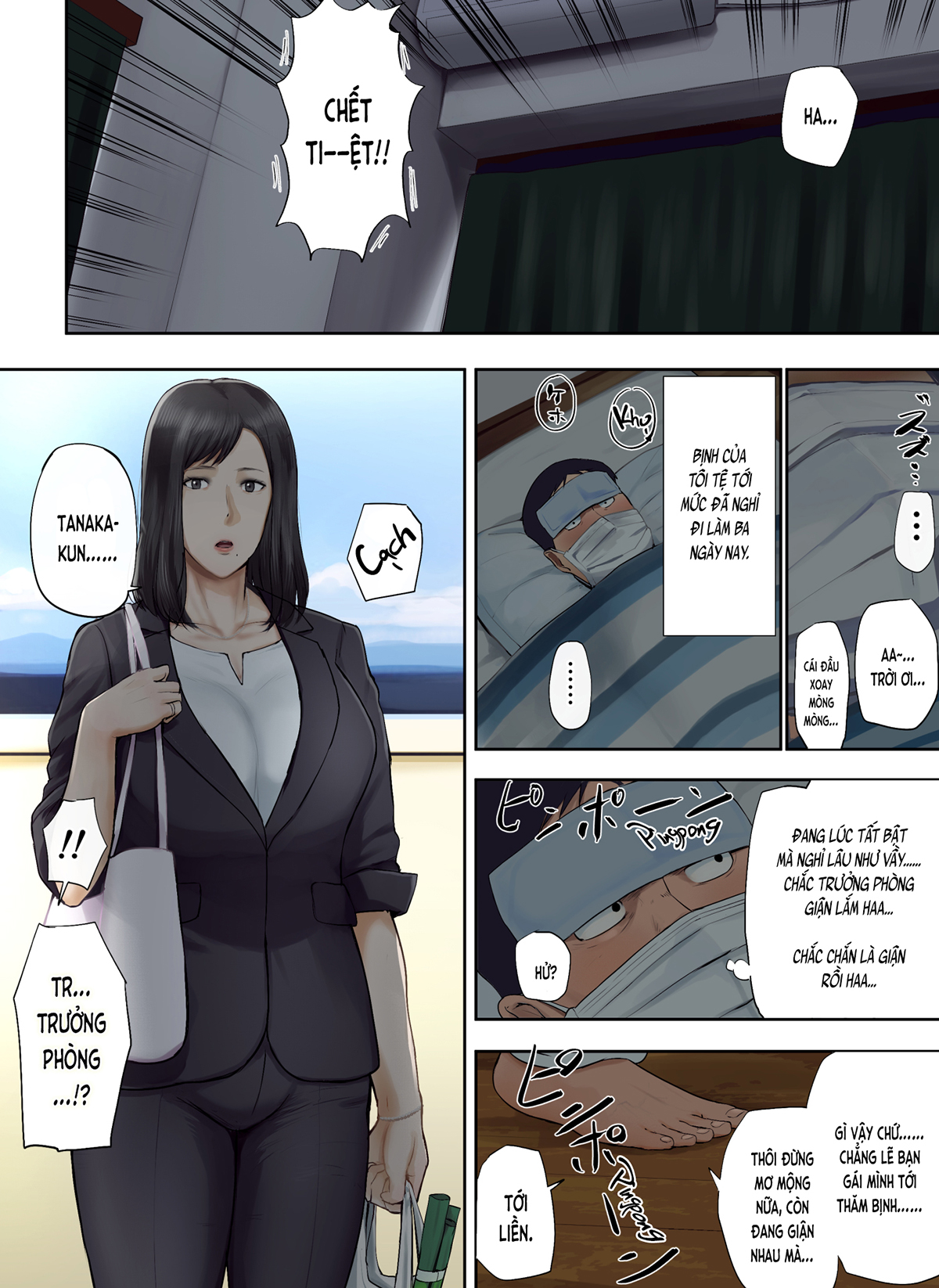 Đọc truyện hentai [Tin buồn] Bà già ế của công ty đã dính bầu (nguyên tác) - Ch. 3