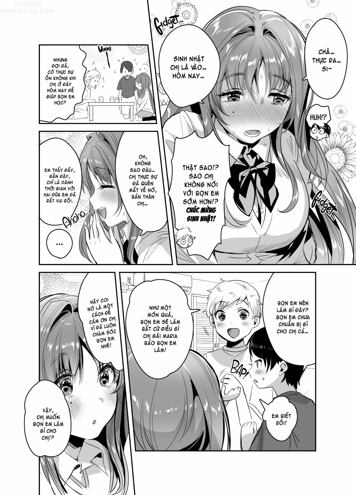 Đọc truyện hentai Big Sis Loves Nobody Else But You - Chap 2 - Playing Bride