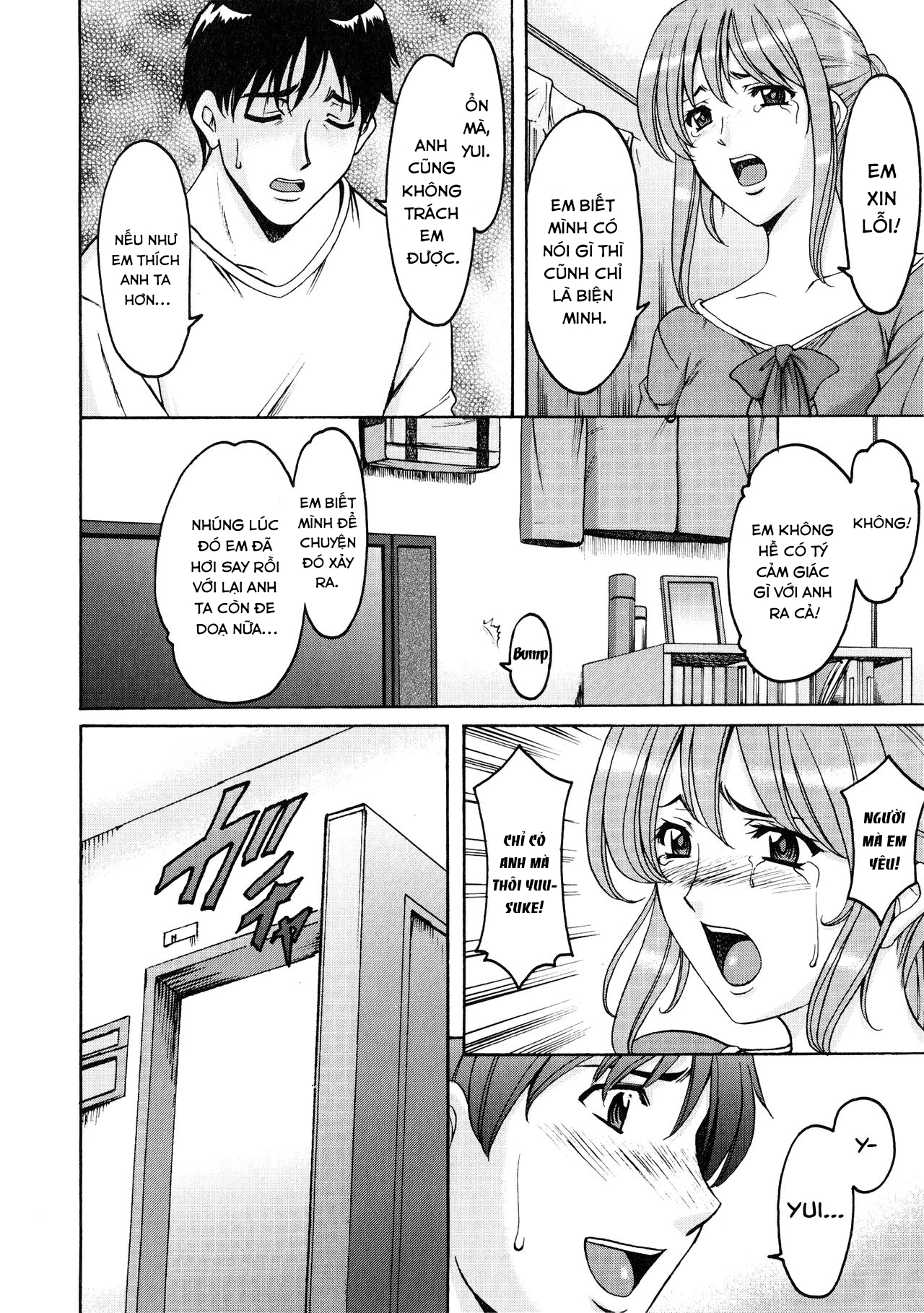 Đọc truyện hentai Yuuwaku no Toshiue Apartment - Chap 9 end