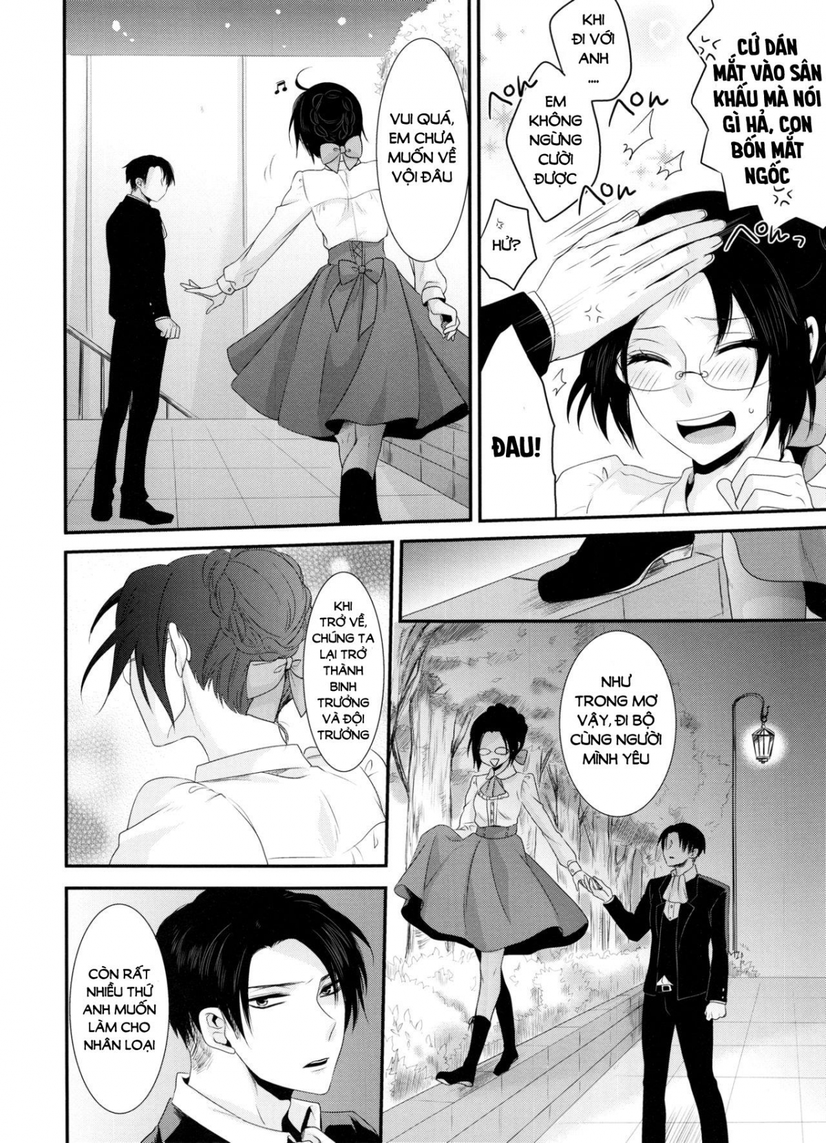 Đọc truyện hentai Kiss me once again (Shingeki no Kyojin) - Chap 4
