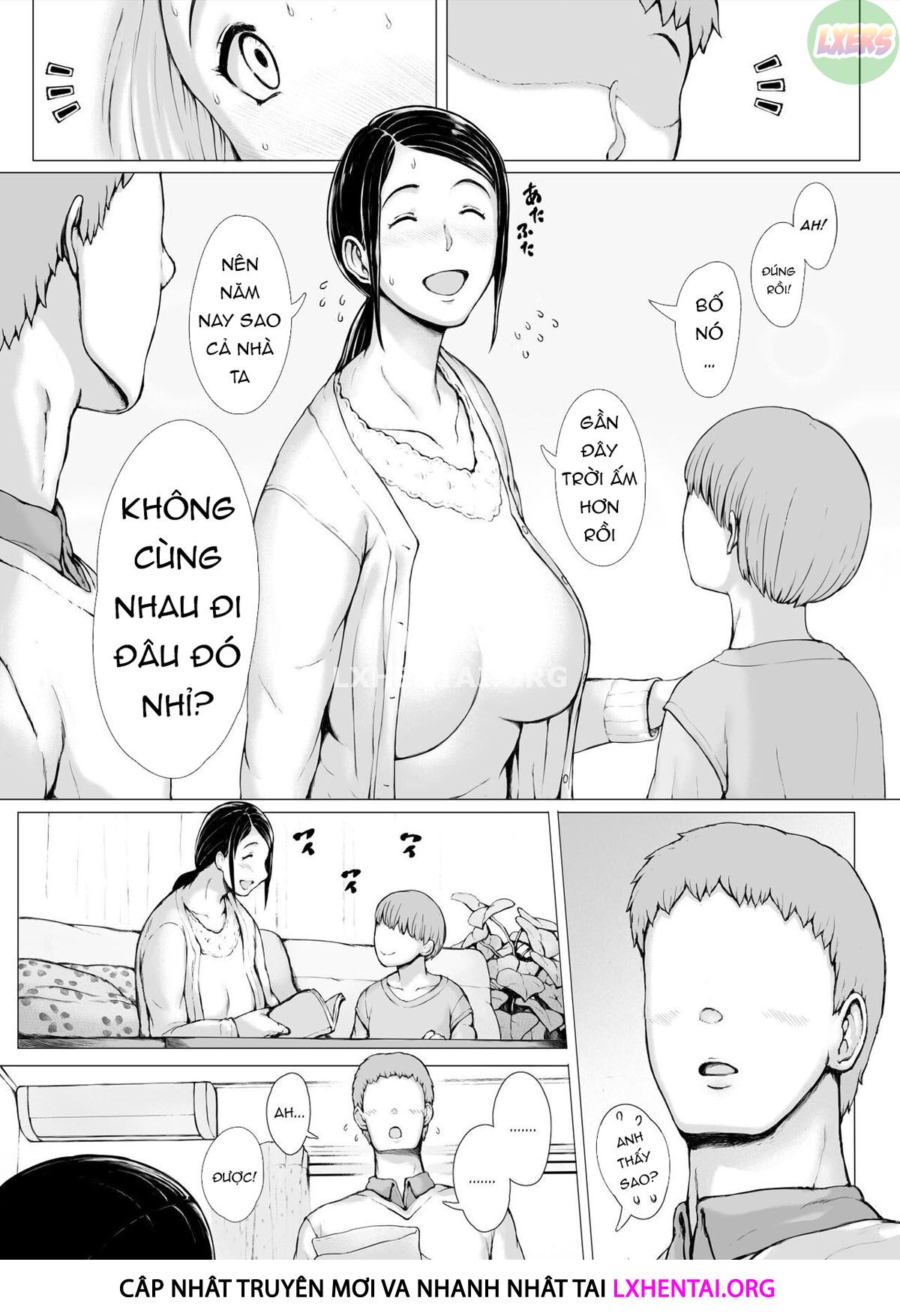 Đọc truyện hentai Hahagui Ottori Okaasan ga Toshishita Yarichin ni Nerawareru Toki - Chap 3C | END