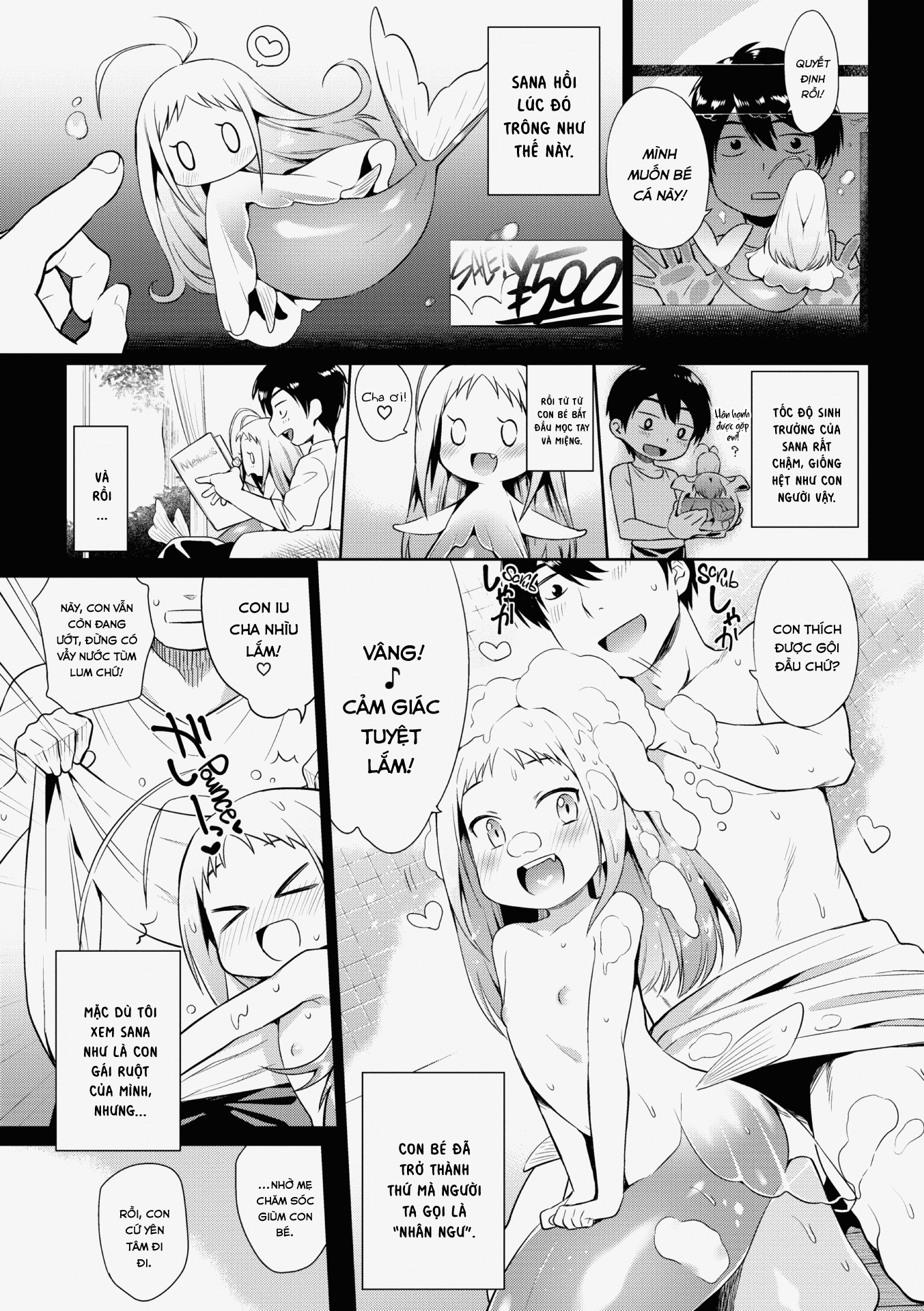Đọc truyện hentai Cách Để Nuôi Mỹ Nhân Ngư - Oneshot