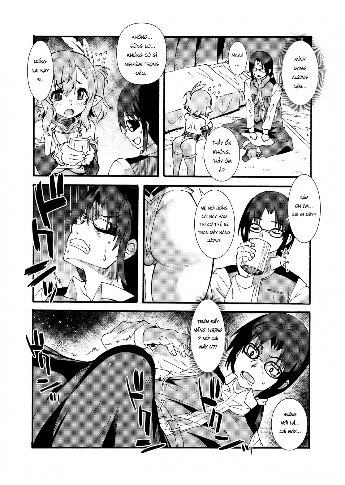 Đọc truyện hentai Sukebe Elf Tanbouki - Bé elf ngọt nước