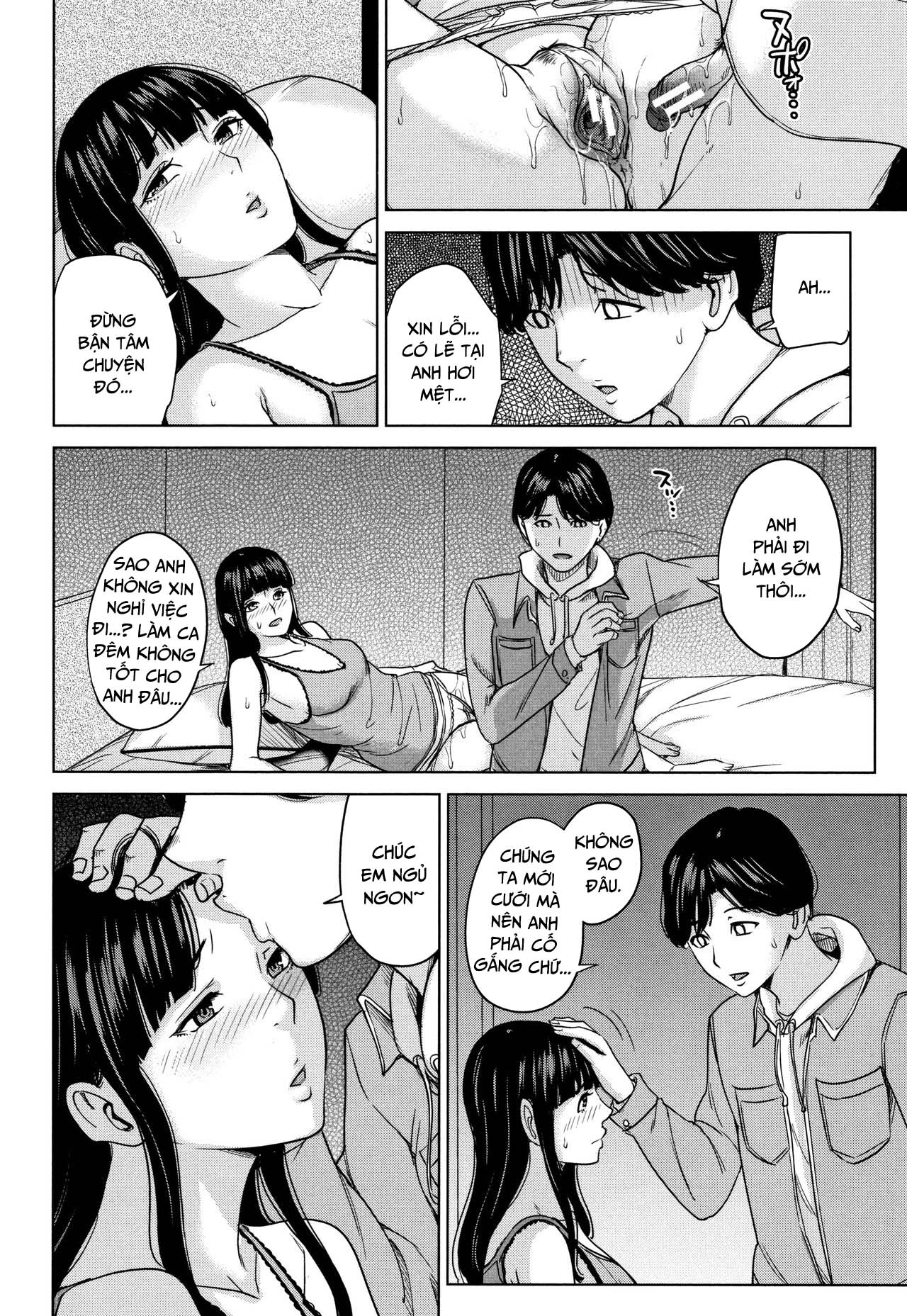 Đọc truyện hentai Kanojo no Mama to Deaikei de - Chap 3