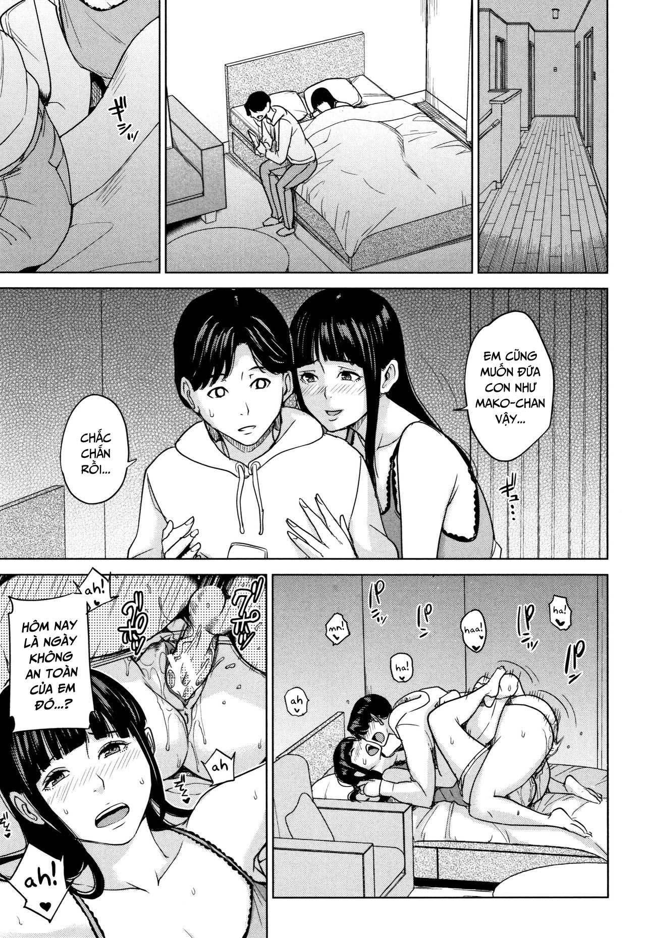 Đọc truyện hentai Kanojo no Mama to Deaikei de - Chap 3