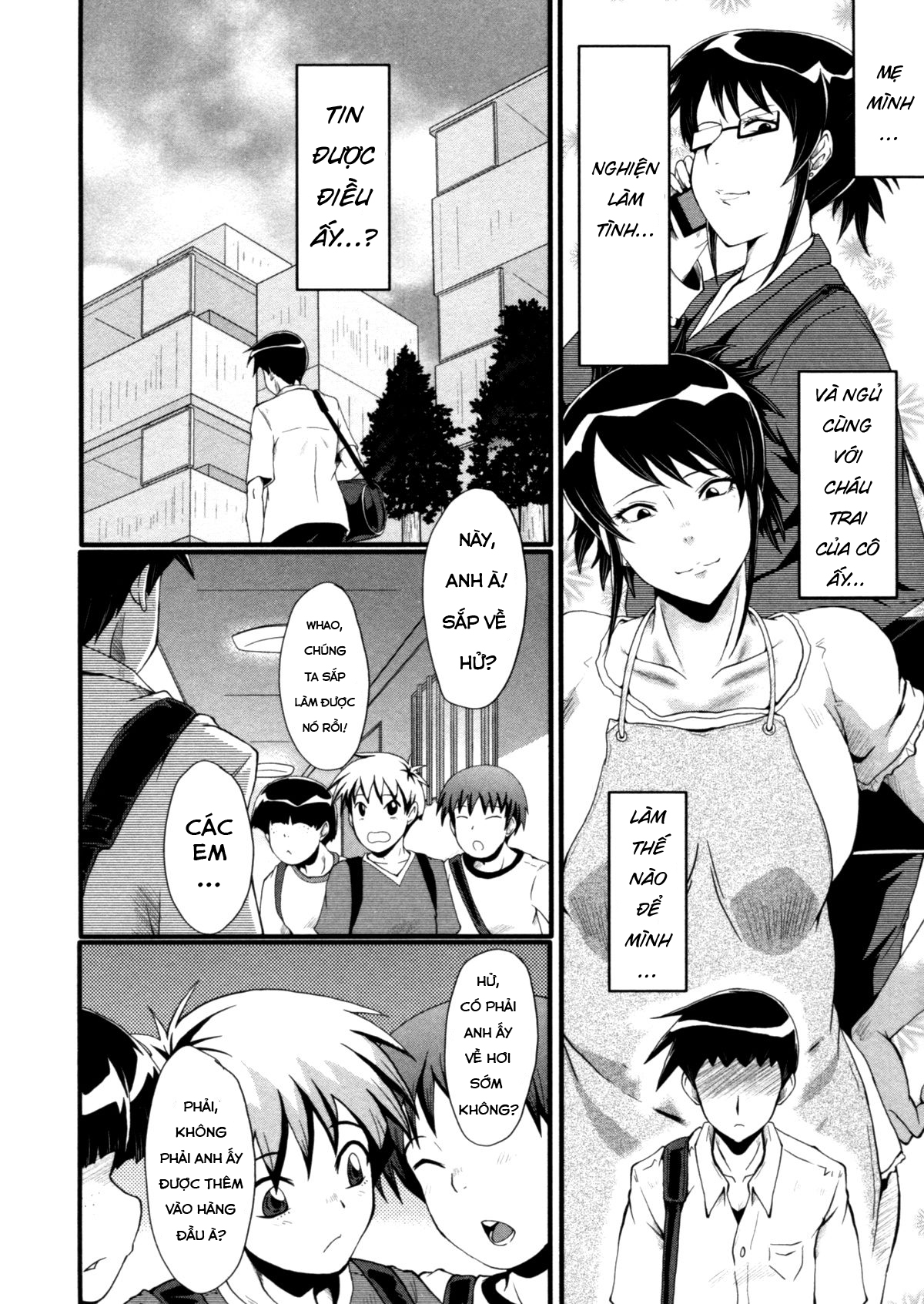 Đọc truyện hentai Haha Wa Buzama Ni Koshi O Furu ~Gogo No Seibo-Tachi~ - Chap 3