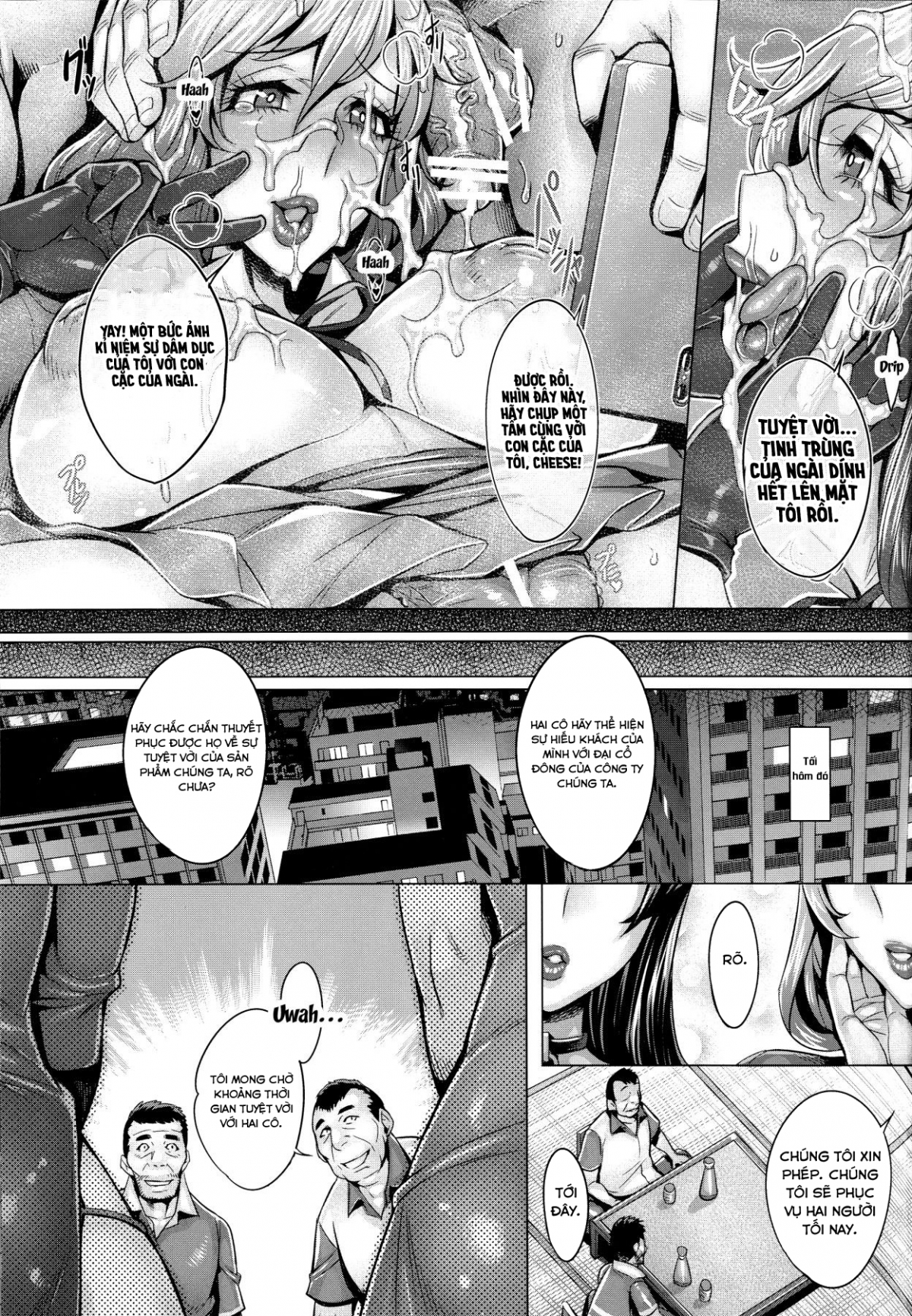 Đọc truyện hentai Sennou Hitozuma wa Nikuyoku Gangu Tester - Oneshot