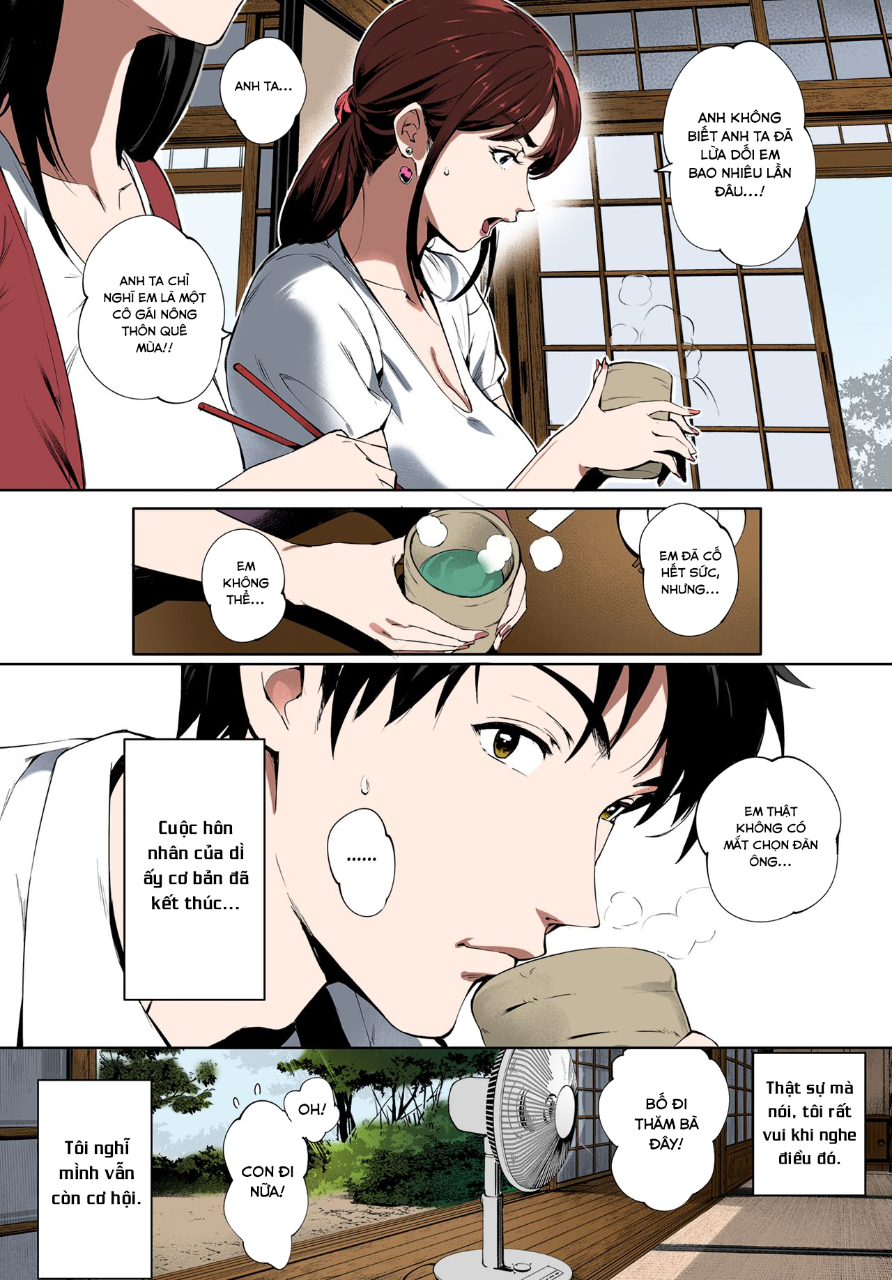 Đọc truyện hentai Gạ chịch bà dì đang thiếu thốn tình dục - Oneshot [Full màu]