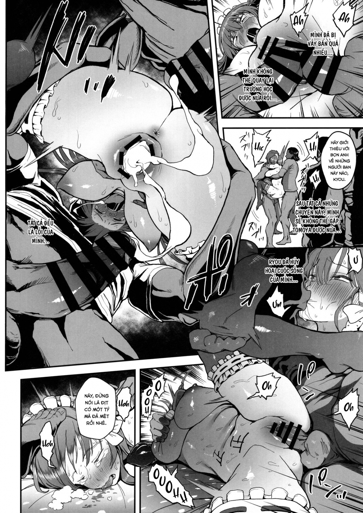Đọc truyện hentai Korashime -Fujibayashi Kyou no Yuuutsu- - Oneshot