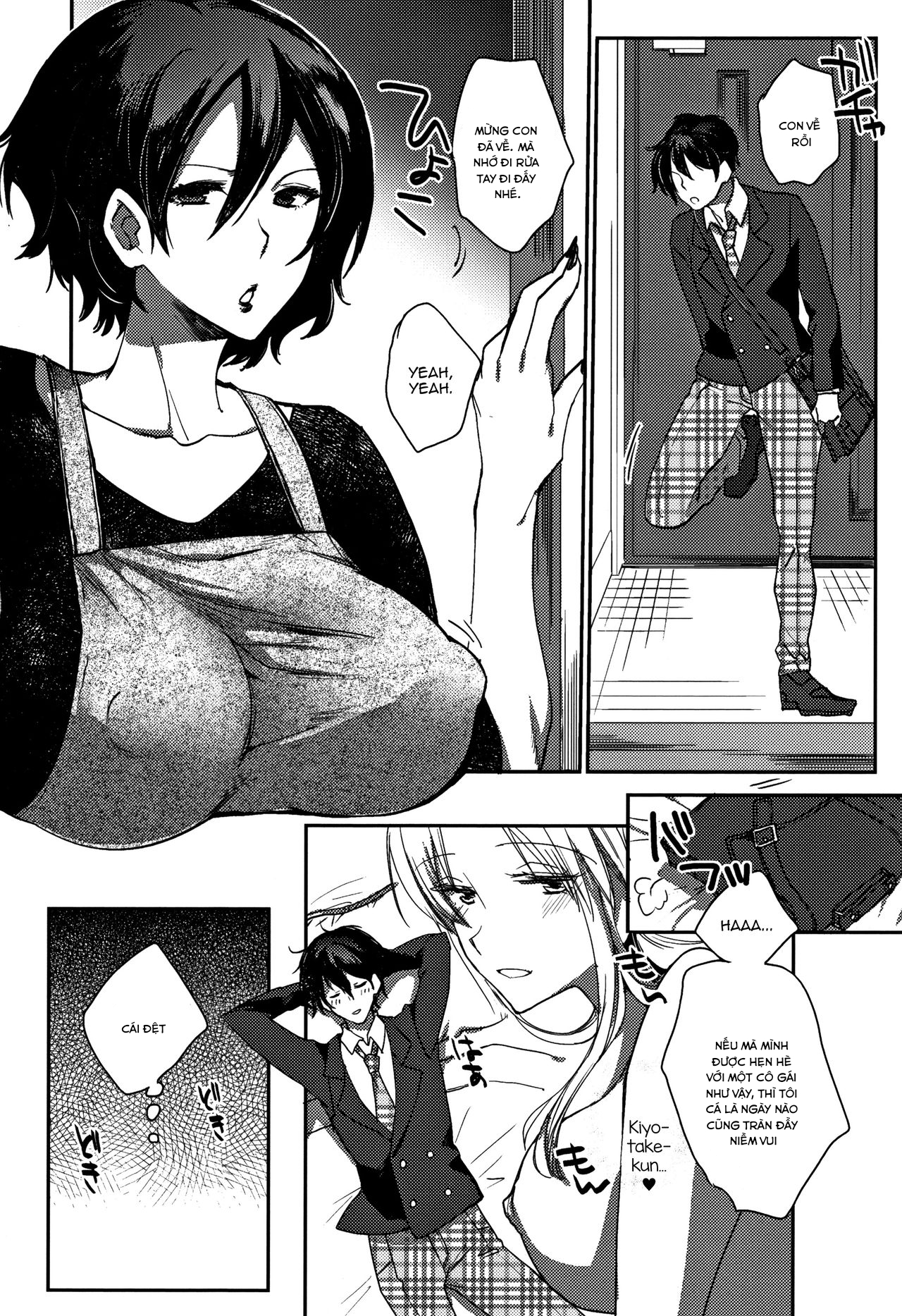Đọc truyện hentai Musuko o Sakusei shitsukusu Sparta Mama no Seikyouiku - Oneshot