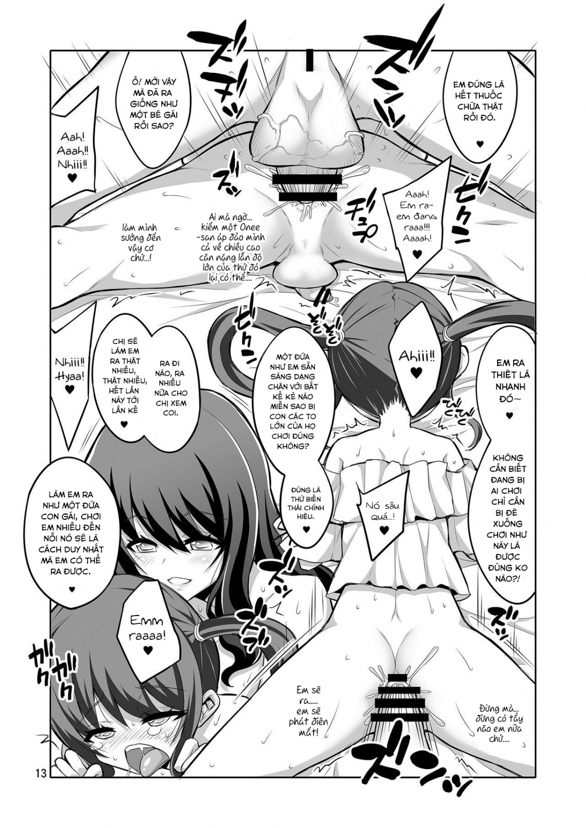 Đọc truyện hentai Futanari Onee-san x Otokonoko Gyaku Anal Fuuzoku Mesu Ochi Choukyou - Oneshot