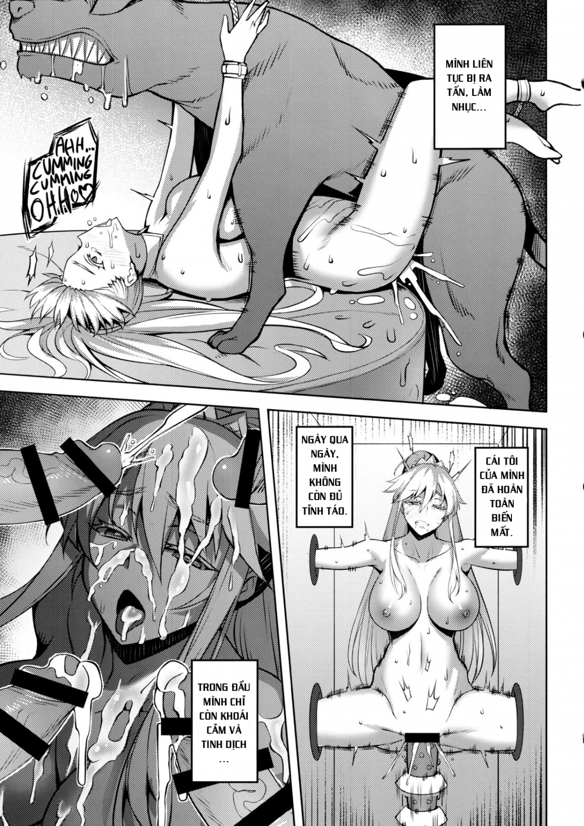 Đọc truyện hentai Eikou no Rakujitsu - Oneshot
