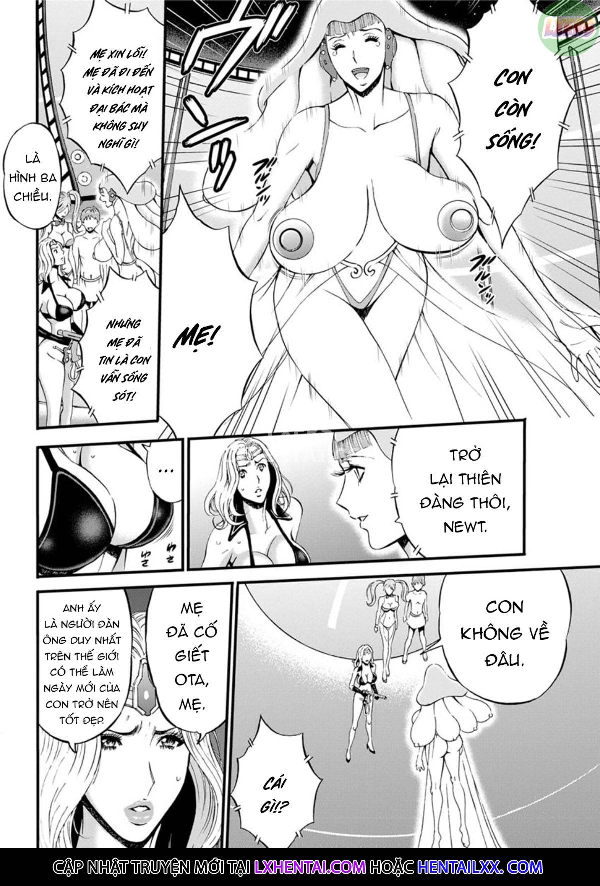 Đọc truyện hentai The Otaku In 2200 A.D - Chap 17