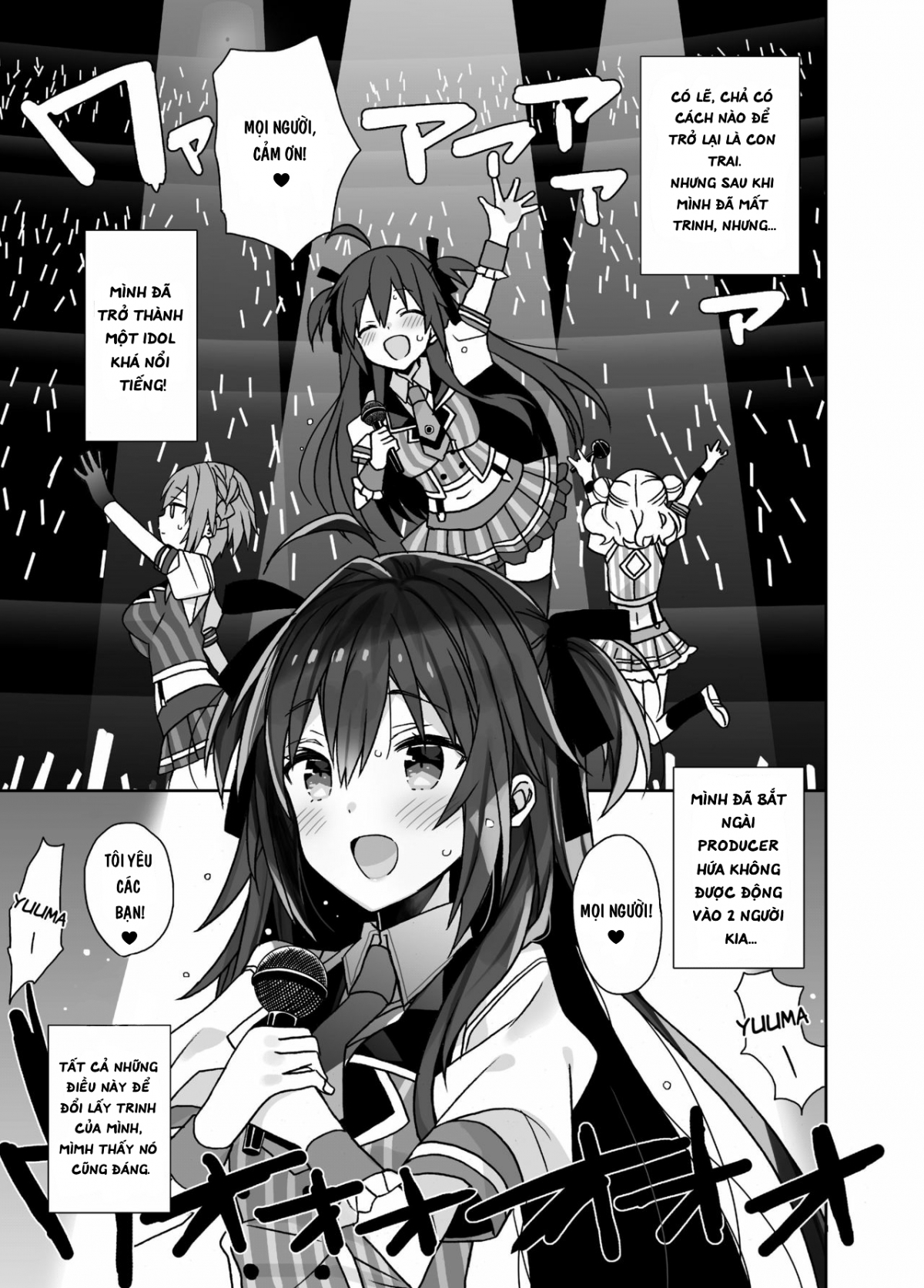 Đọc truyện hentai Nyotaika Shita Ore no Tadareta Idol Seikatsu - Oneshot
