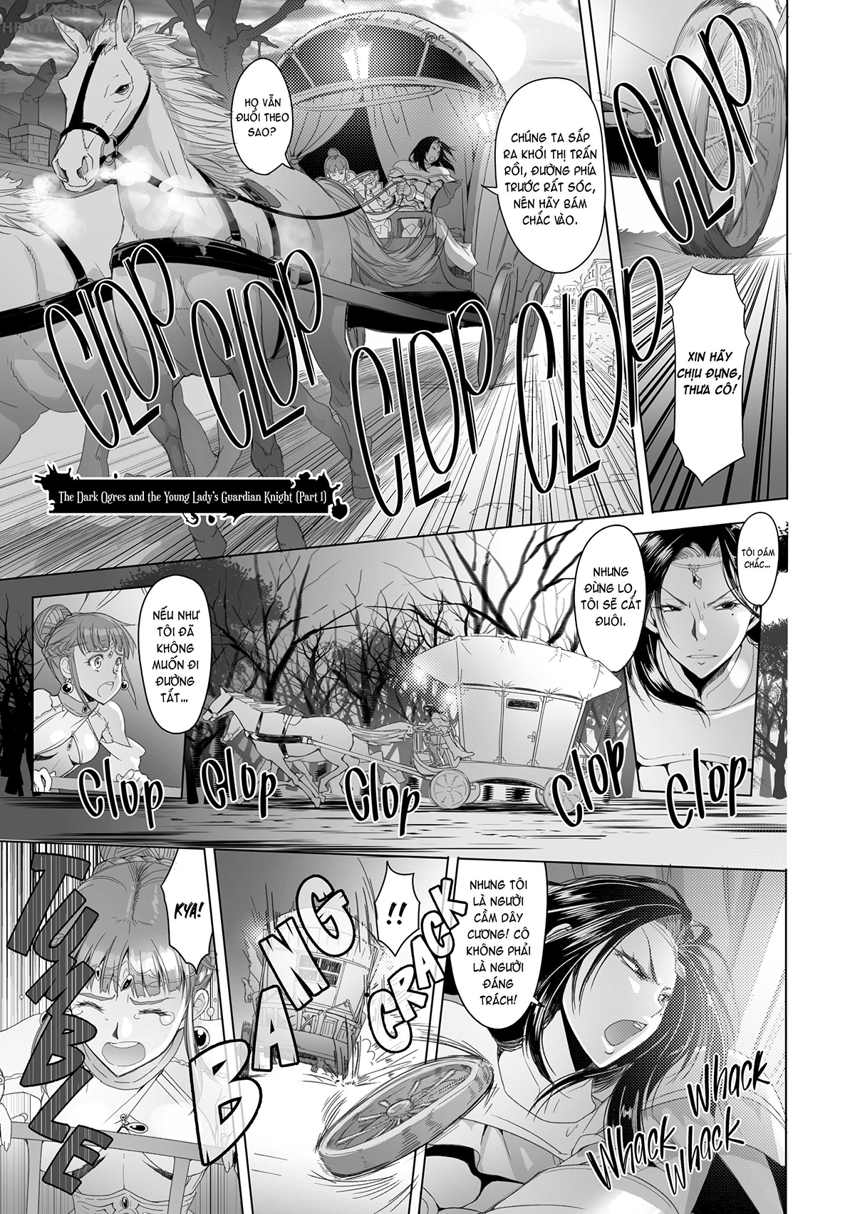 Đọc truyện hentai Maidens of Steel - Chap 4 - The Dark Ogres and the Young Ladys Guardian Knight (Part 1)