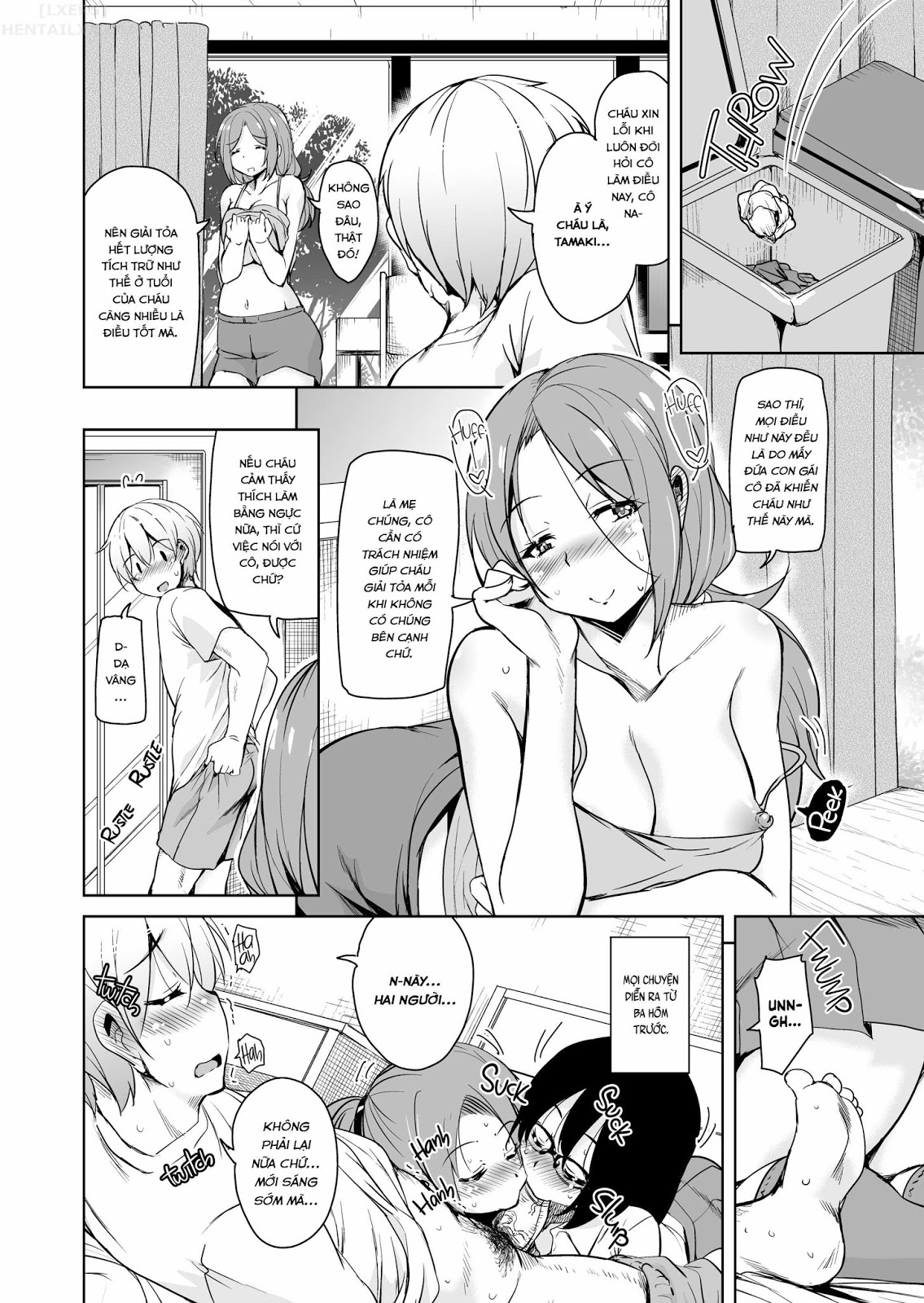 Đọc truyện hentai Tropical Island Maniacs: My Host Family is so Lewd! - Chap 3