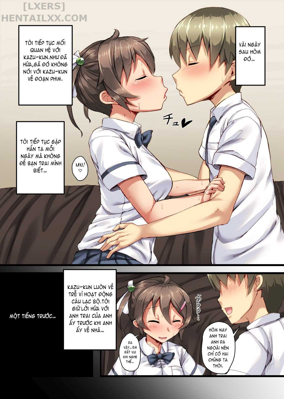 Đọc truyện hentai Otouto no Koibito ga Mukashi Choukyou Shita Motokano datta - Oneshot