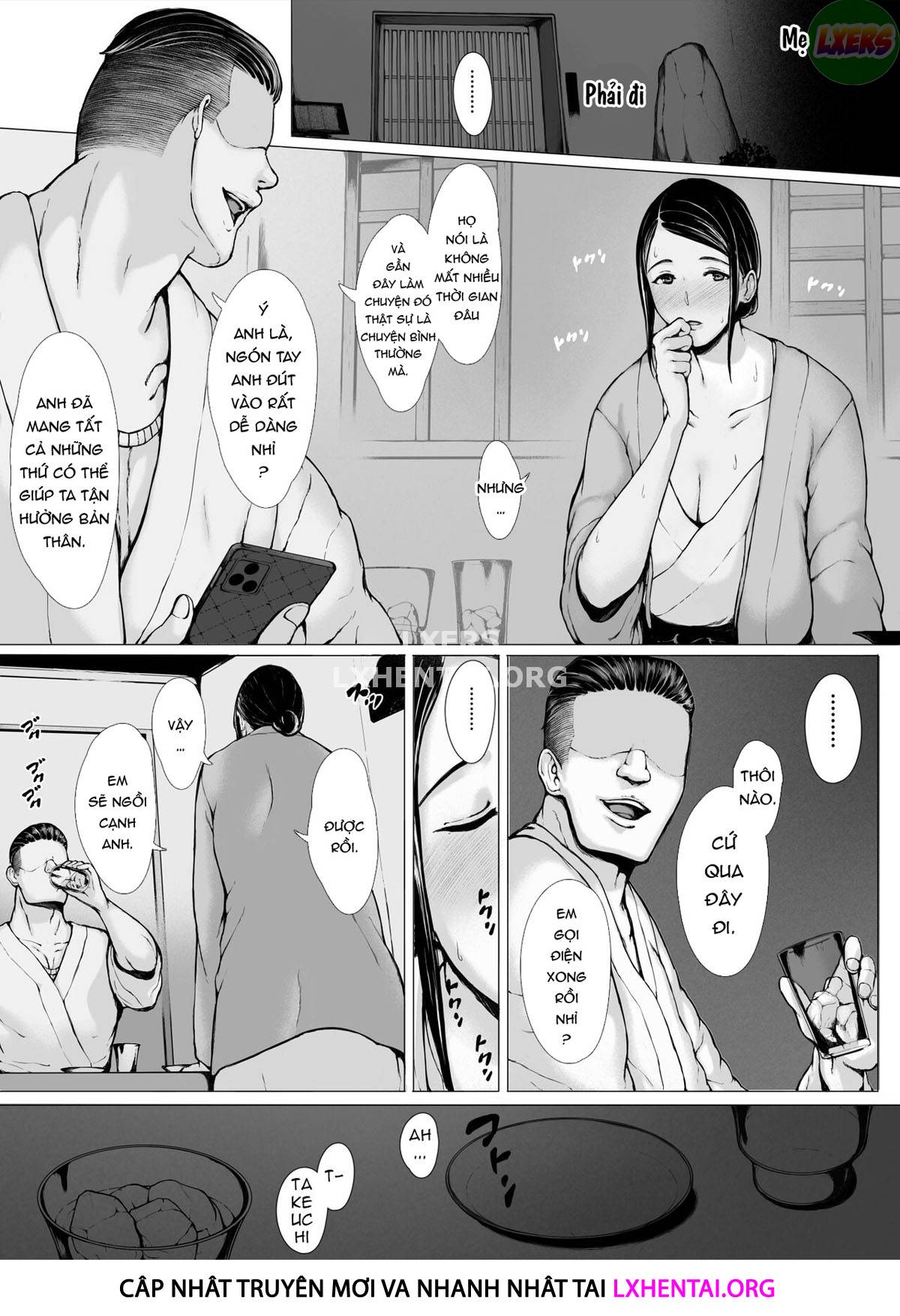 Đọc truyện hentai Hahagui Ottori Okaasan ga Toshishita Yarichin ni Nerawareru Toki - Chap 2B
