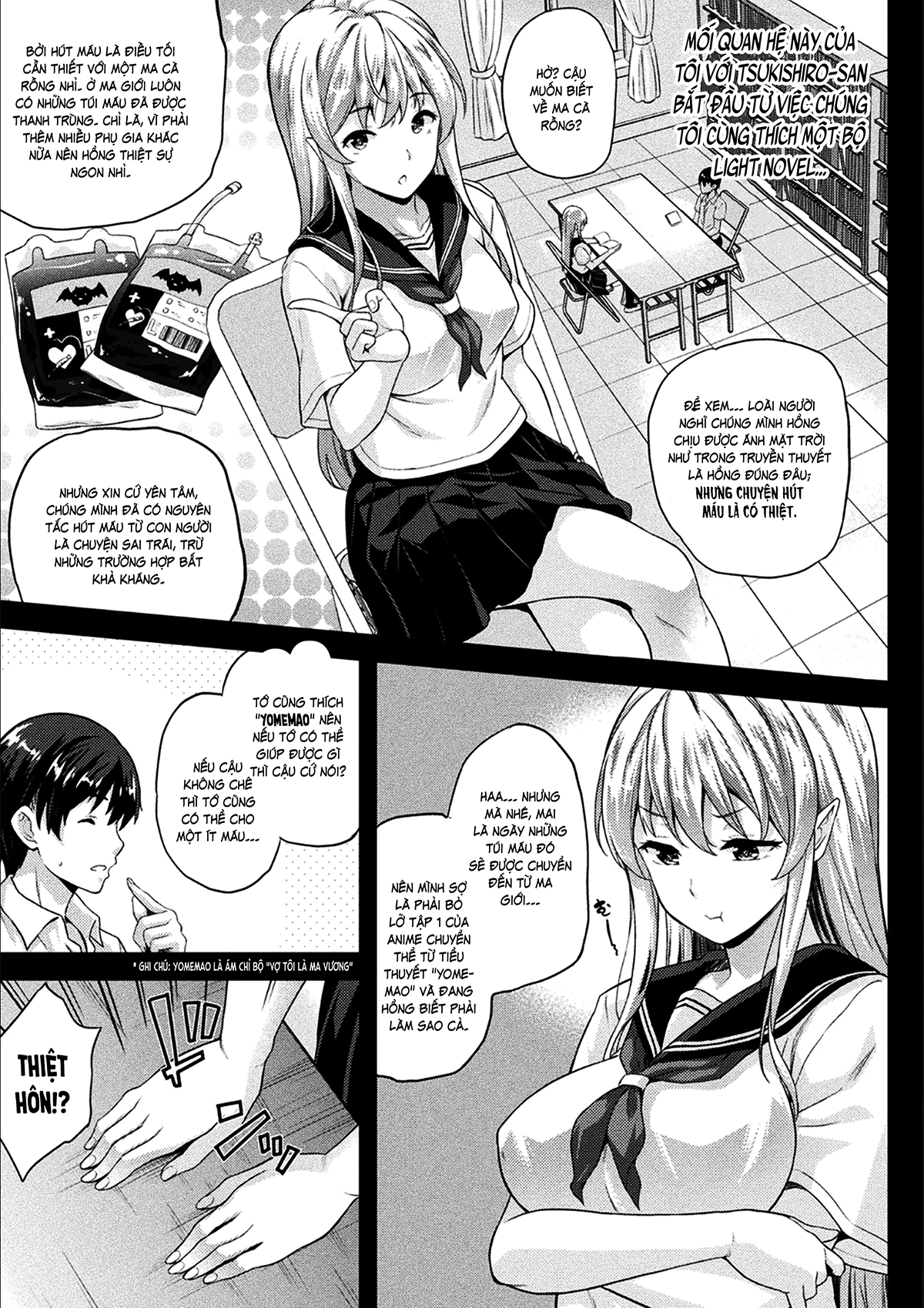 Đọc truyện hentai Người tôi yêu là ma cà rồng!? - Ch. 2