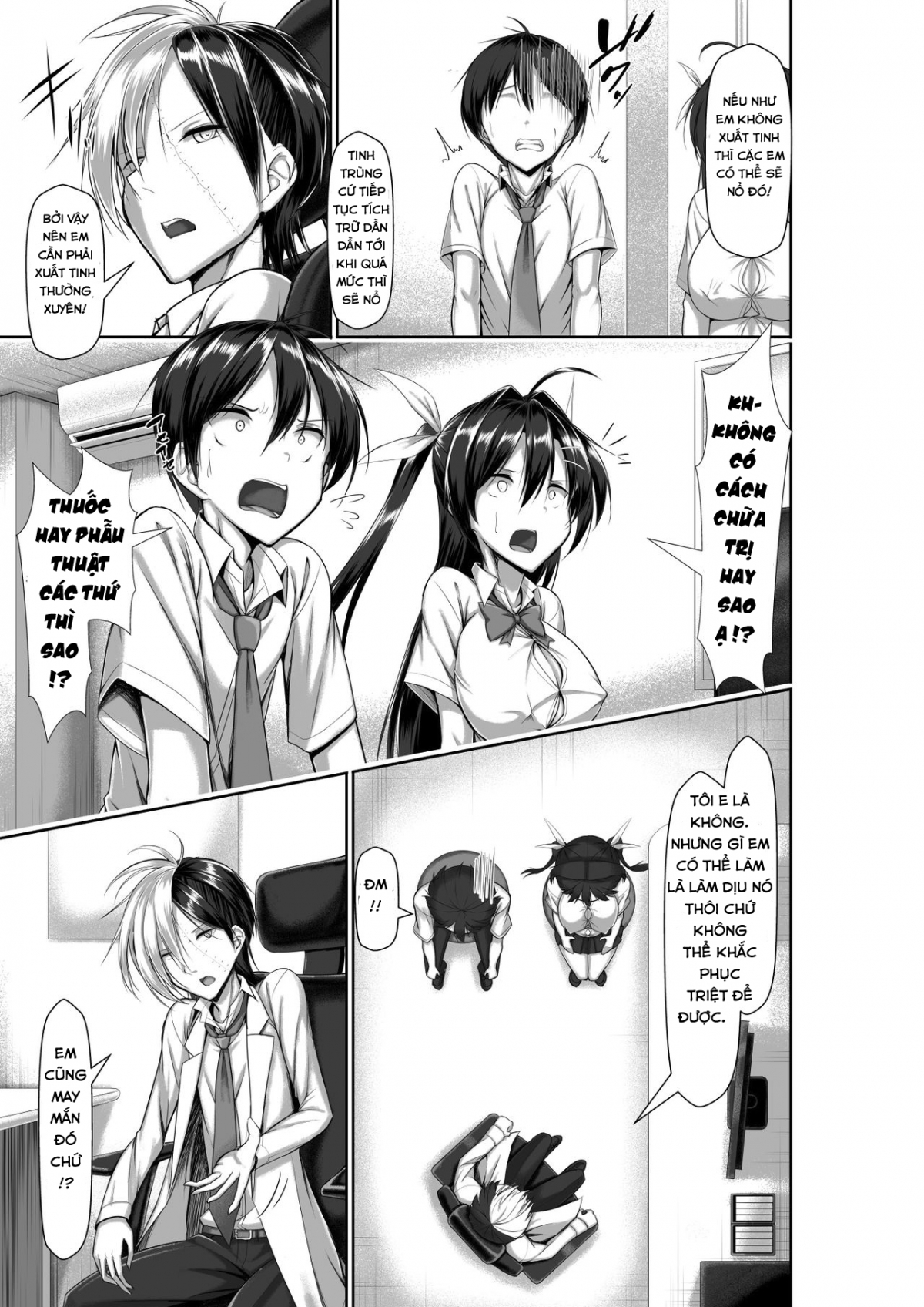 Đọc truyện hentai Toppatsusei Bokki Shoukougun ~Jii Fuzen o Soete~ - Chap 2