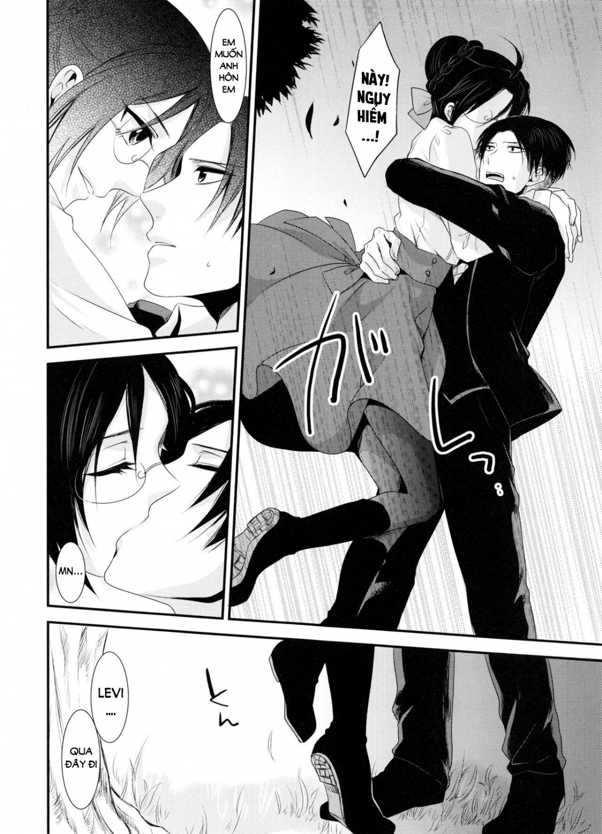 Đọc truyện hentai Kiss me once again (Shingeki no Kyojin) - Chap 4
