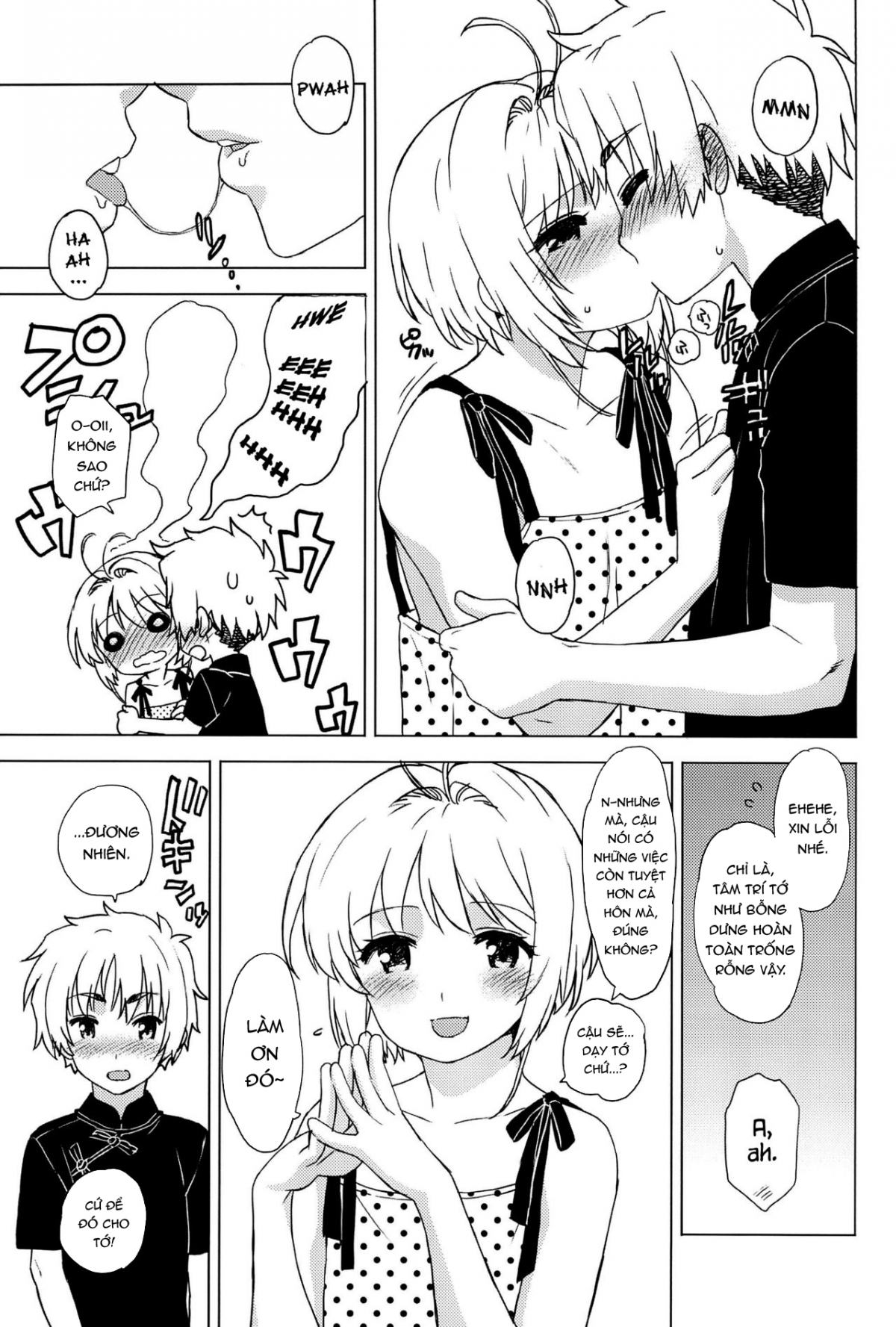 Đọc truyện hentai Dạy tớ đi! Syaoran-kun (Cardcaptor Sakura) - Oneshot