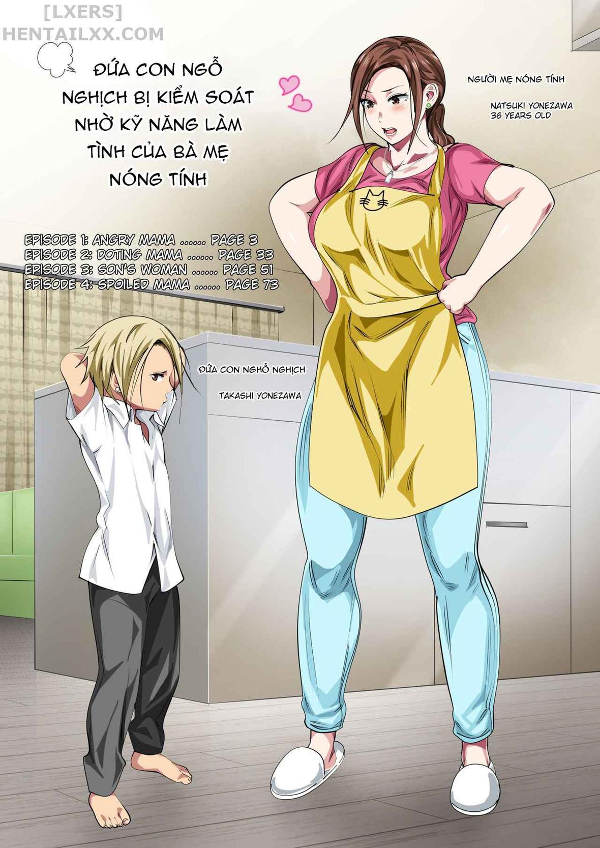Đọc truyện hentai Rehabilitation of Delinquent Son by Short-tempered Mother’s Sweet Lovemaking - Chap 1
