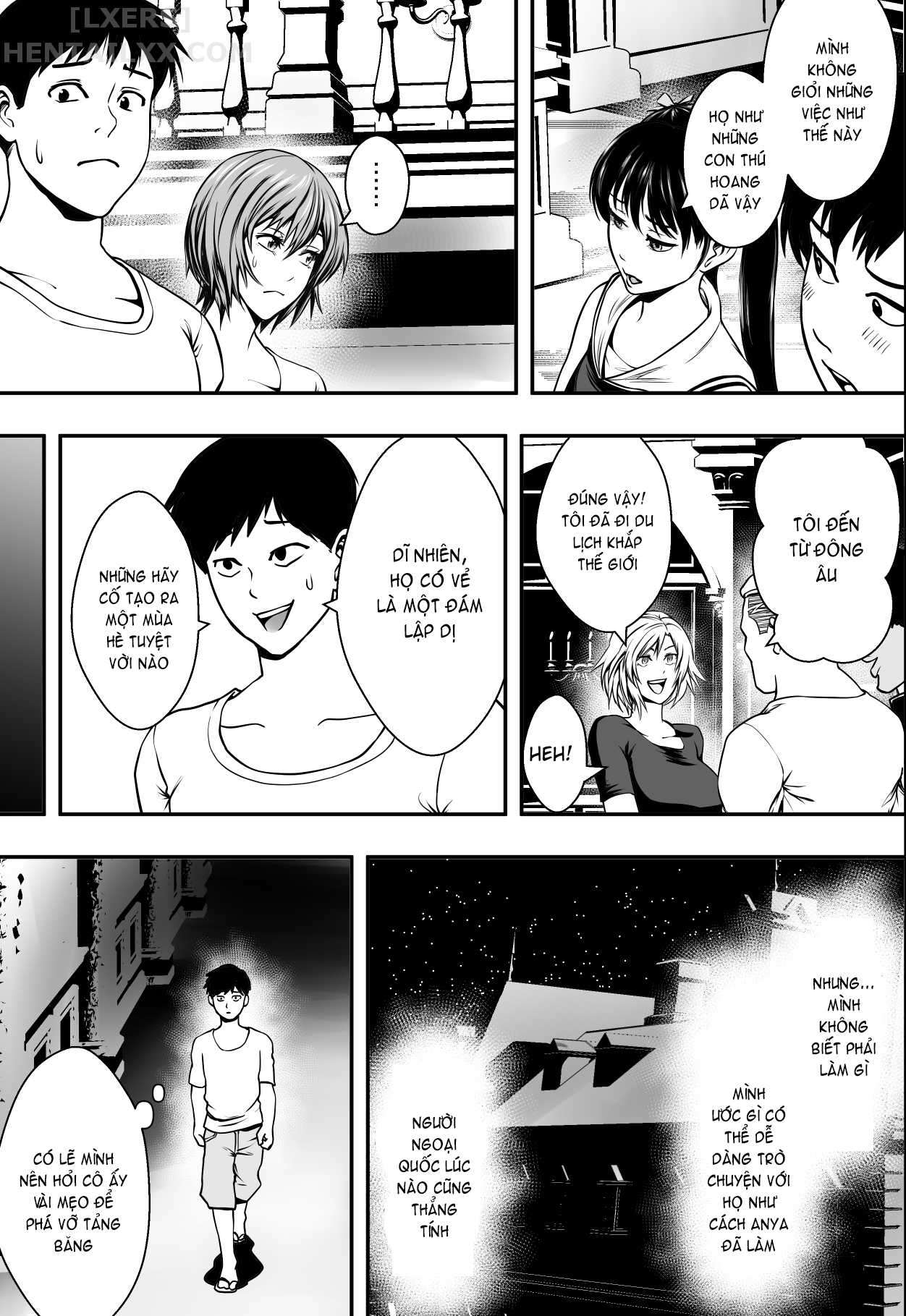 Đọc truyện hentai Harem Love Come VS Yarichin DQN - Oneshot