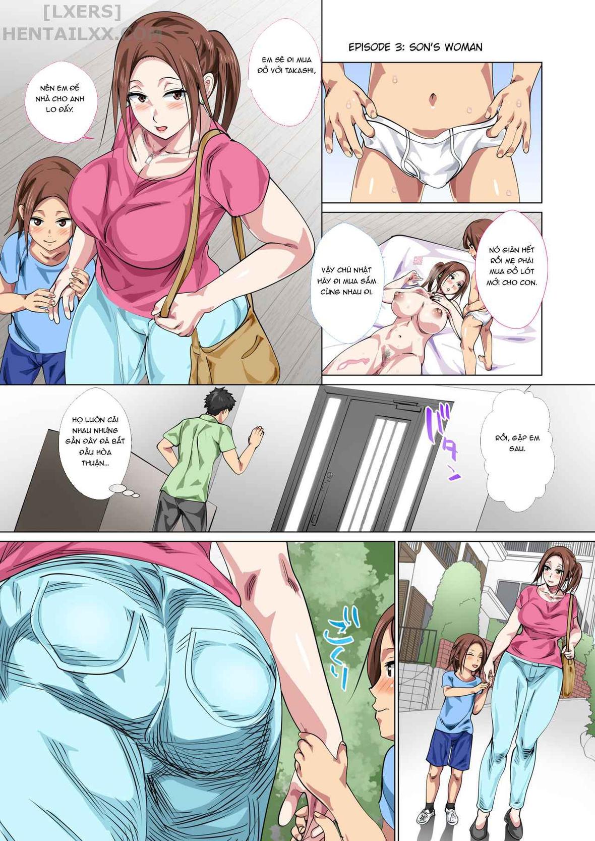 Đọc truyện hentai Rehabilitation of Delinquent Son by Short-tempered Mother’s Sweet Lovemaking - Chap 3