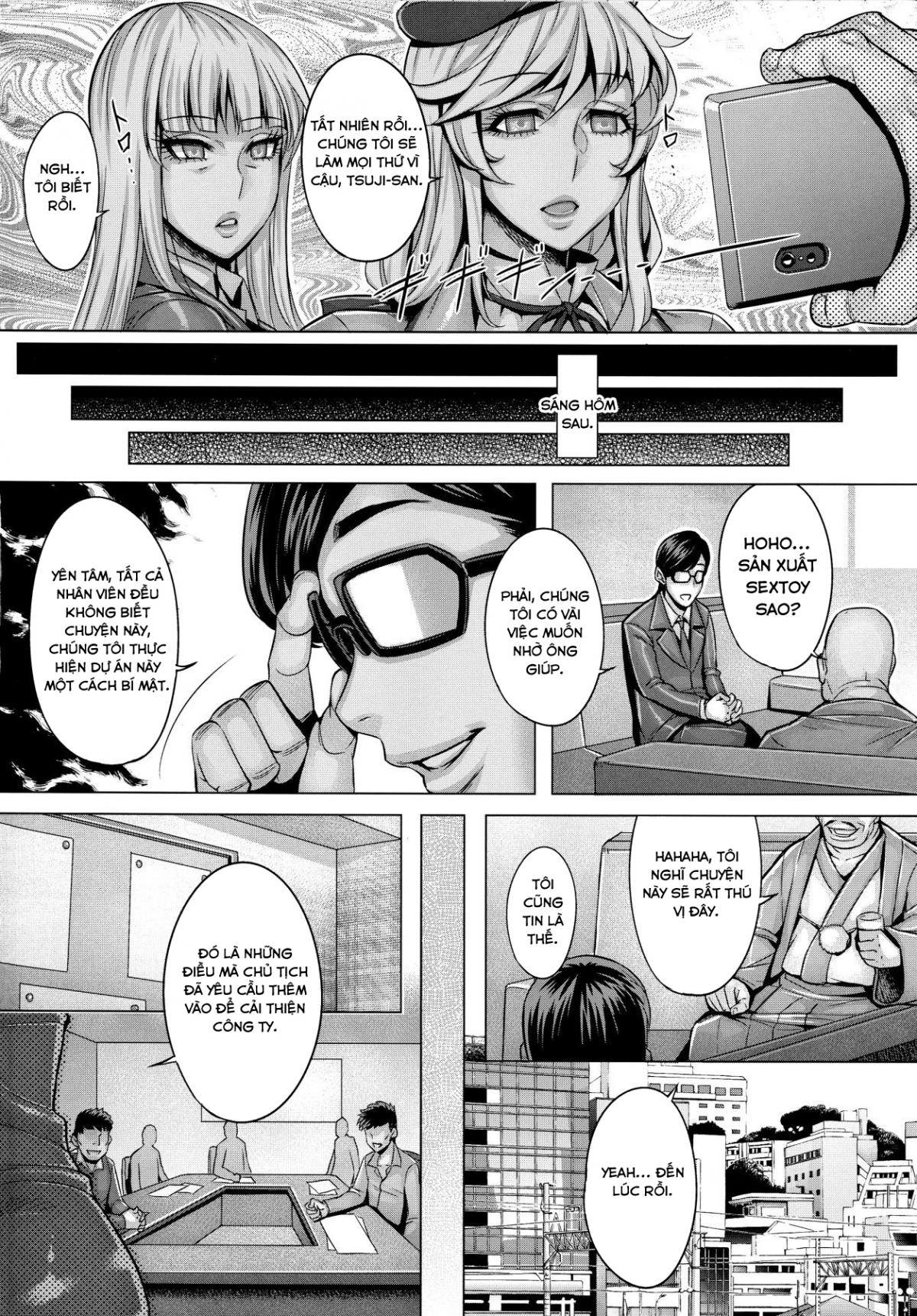 Đọc truyện hentai Sennou Hitozuma wa Nikuyoku Gangu Tester - Oneshot
