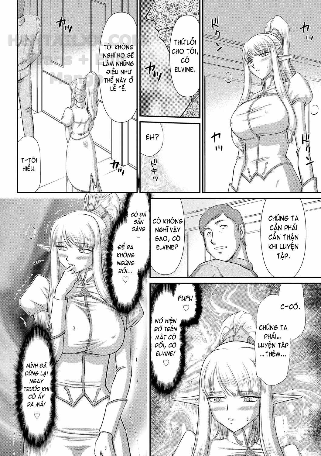 Đọc truyện hentai Inraku No Seijo Elvine - Chap 9