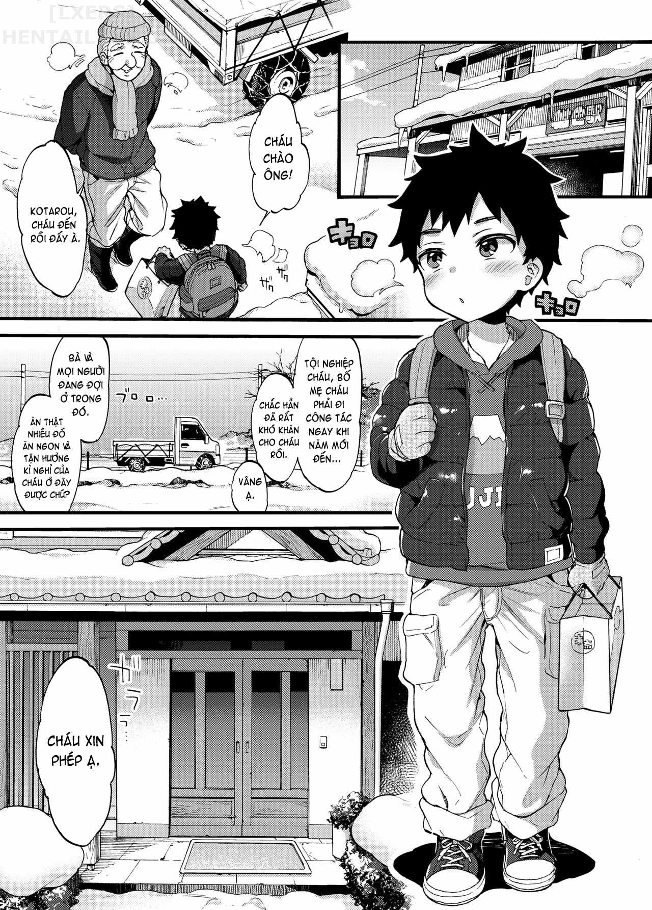 Đọc truyện hentai Fuyuyasumi Wa Itoko No Onee-Chan Ni Asonde Moraimashita. - Chap 1