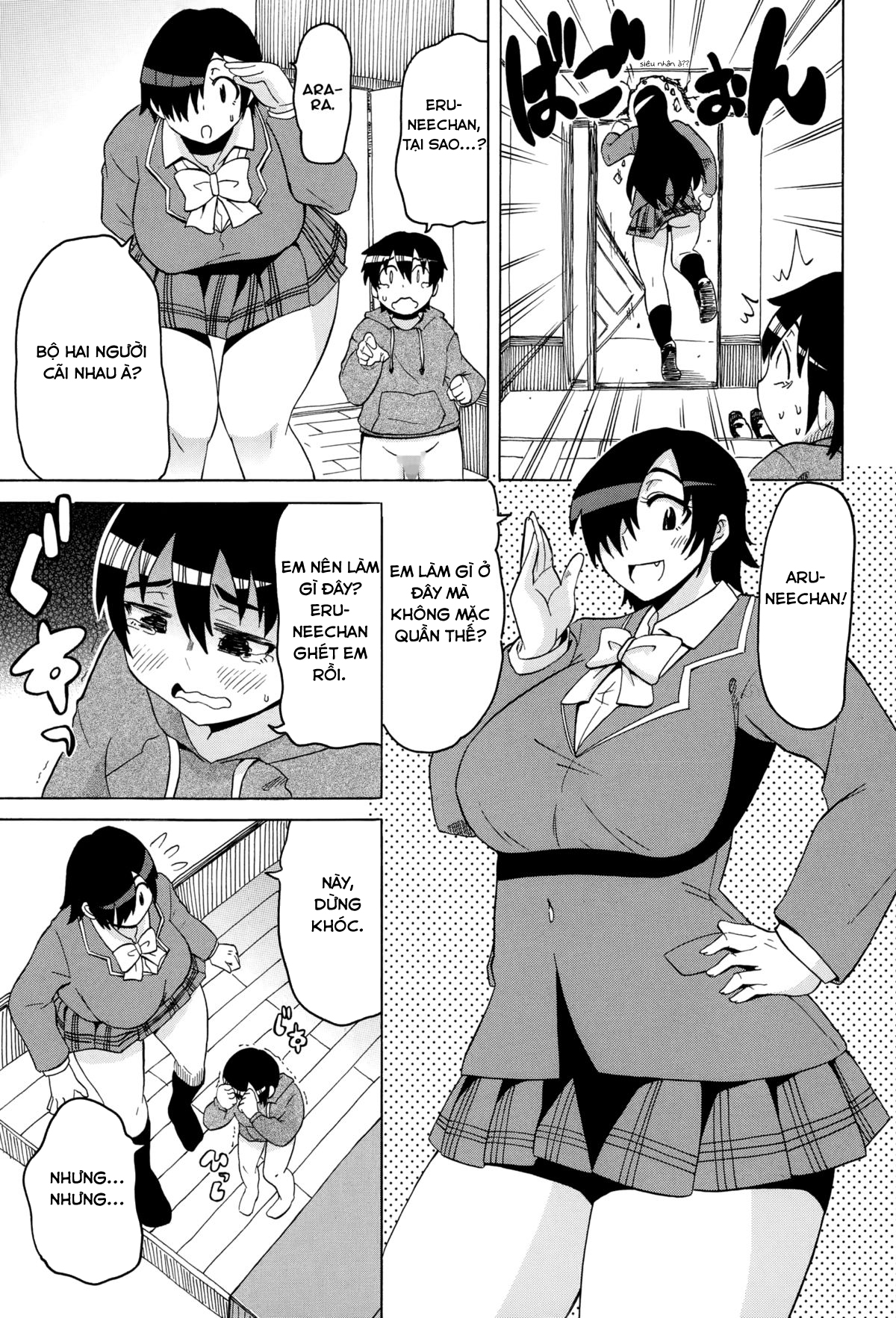 Đọc truyện hentai Cậu nhóc hàng xóm nghịch ngợm của tôi - Chap 3 - Bà em của bà chị hàng xóm