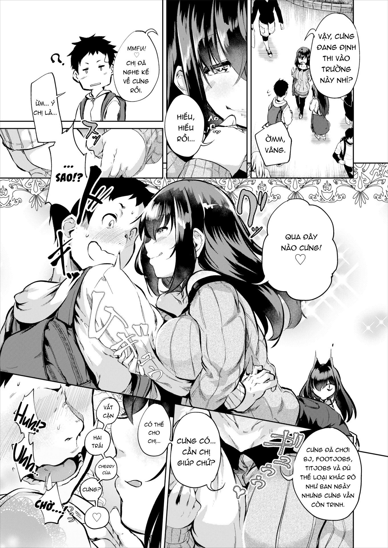 Đọc truyện hentai Thõa mãn em trai là công việc của chị - Oneshot