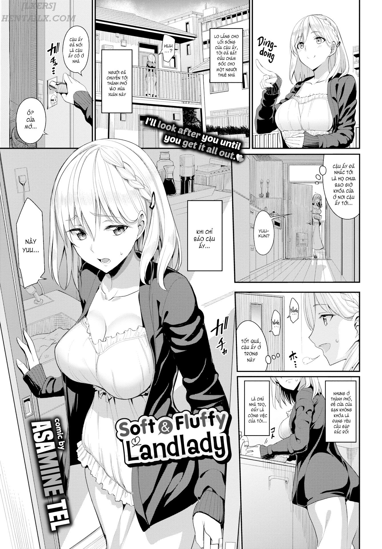 Đọc truyện hentai Soft and Fluffy Landlady - Oneshot