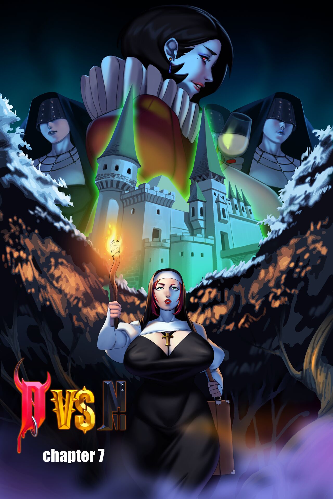 Đọc truyện hentai Ma Sơ VS Quỷ Dữ - Chap 7 - End