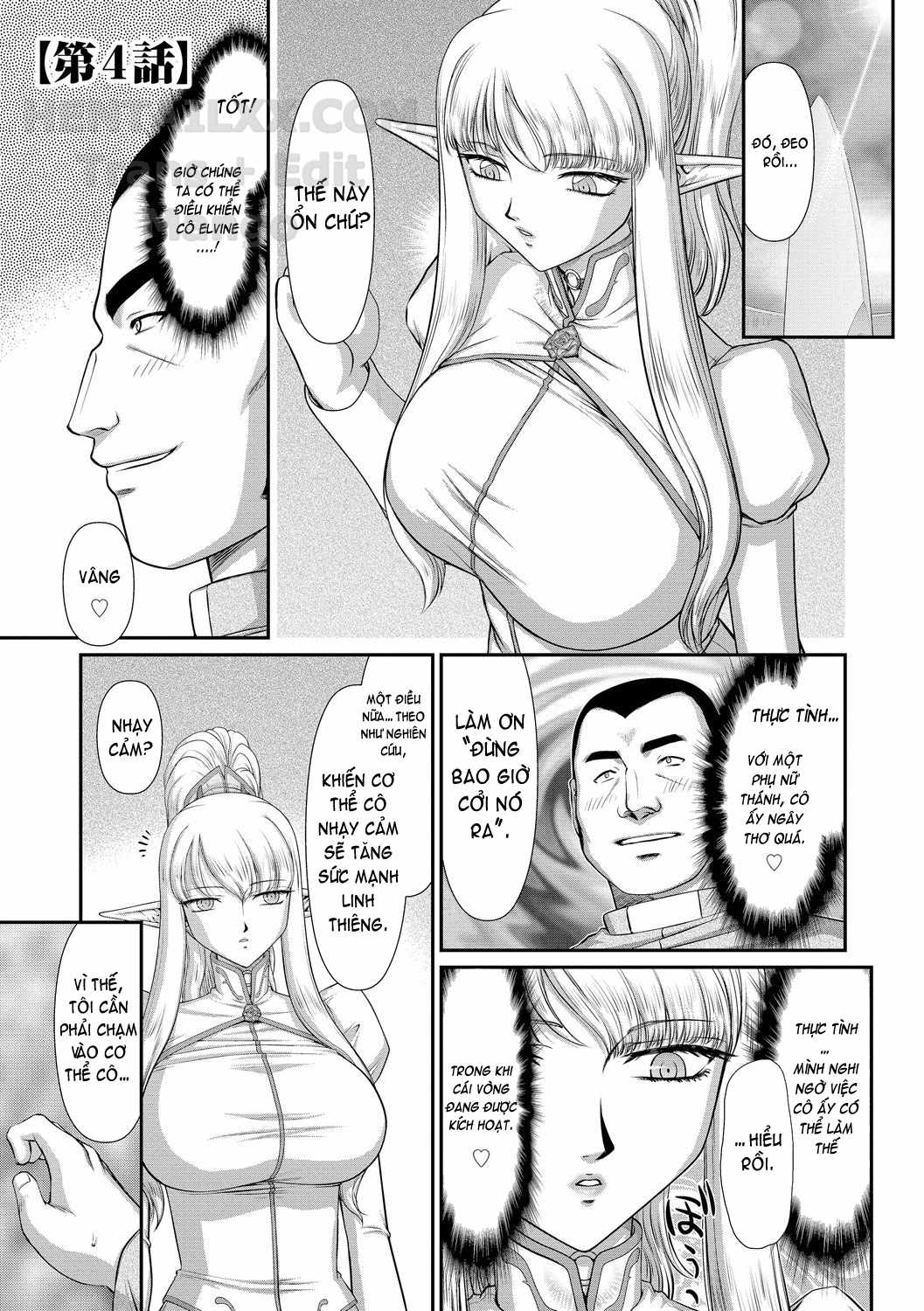 Đọc truyện hentai Inraku No Seijo Elvine - Chap 4