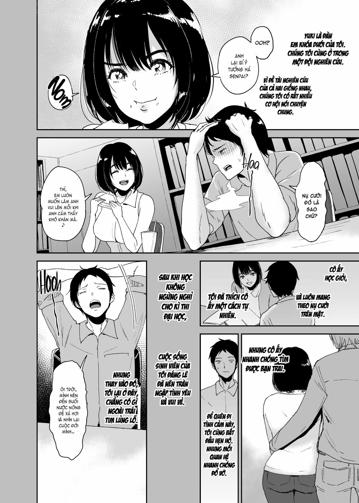 Đọc truyện hentai Hot Springs with Yuki - Oneshot