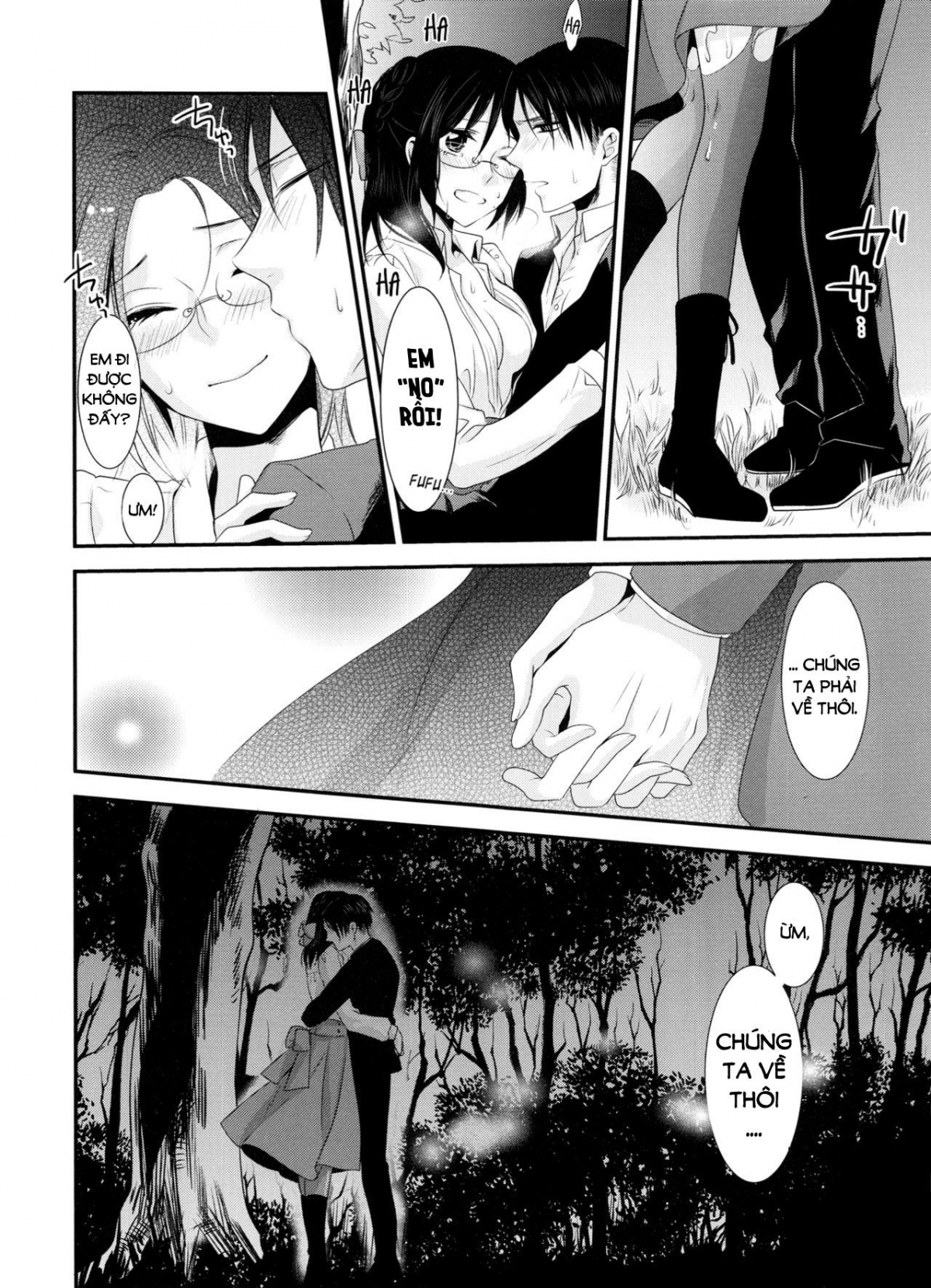 Đọc truyện hentai Kiss me once again (Shingeki no Kyojin) - Chap 4