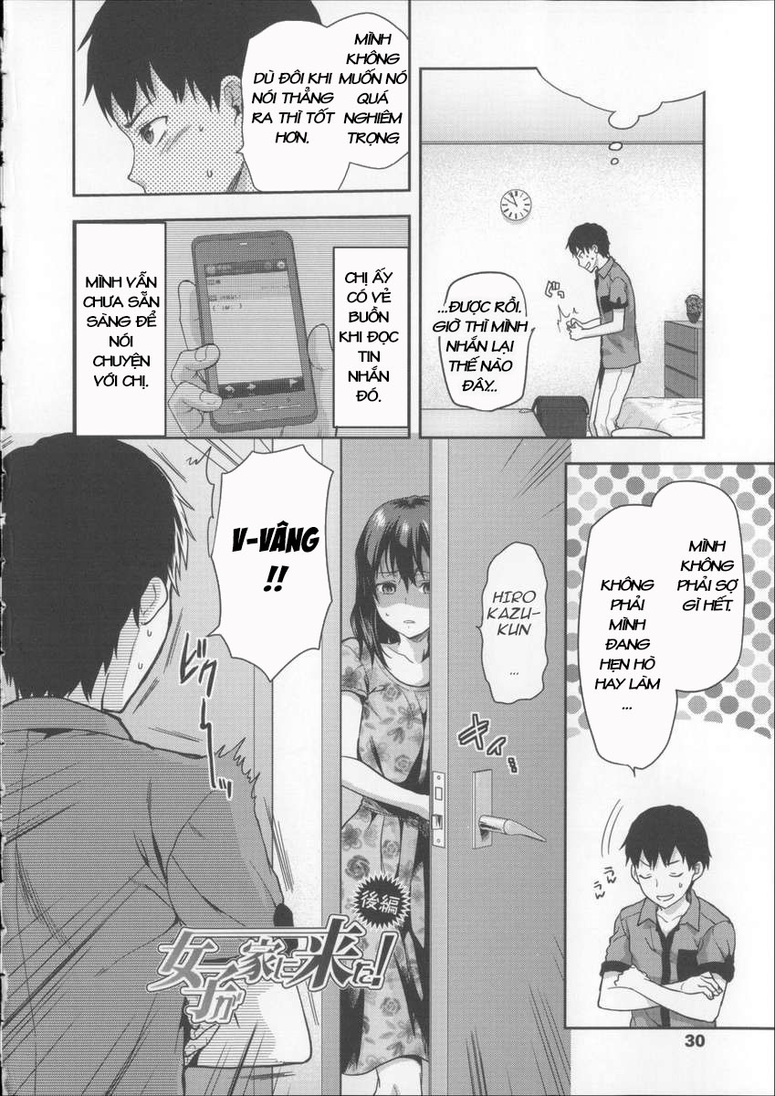 Đọc truyện hentai Ane Kyun! ~My Sweet Sweet Elder Sister~ - Chap 2 - Joshi Ga Ie ni Kita!