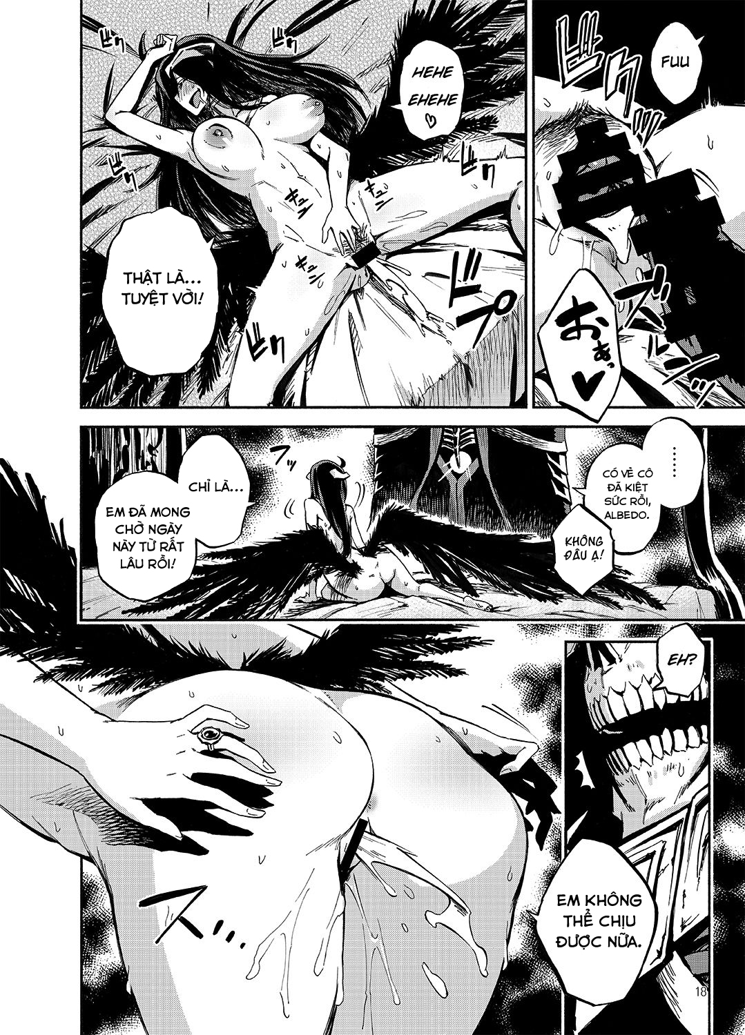 Đọc truyện hentai Albedo và Ainz-sama, chuyện tình đẫm nước (Overlord) - Oneshot