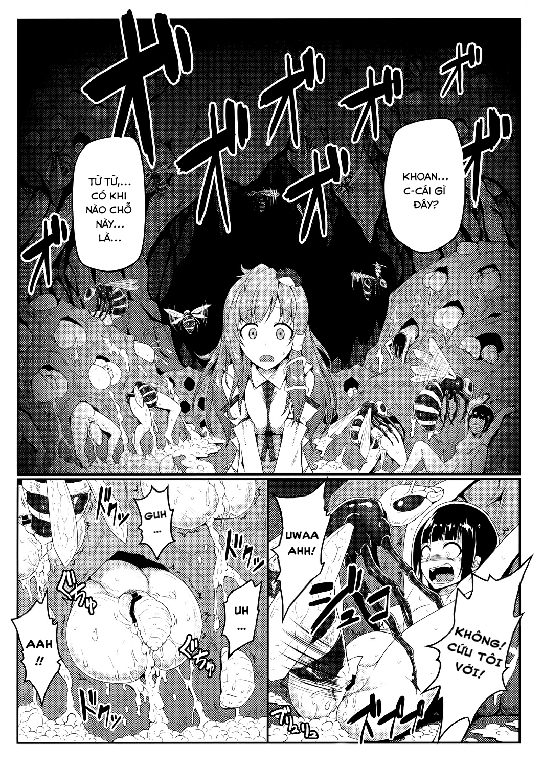 Đọc truyện hentai Sanae và cuộc phiêu lưu vào hang tò vò(Touhou Project) - Oneshot