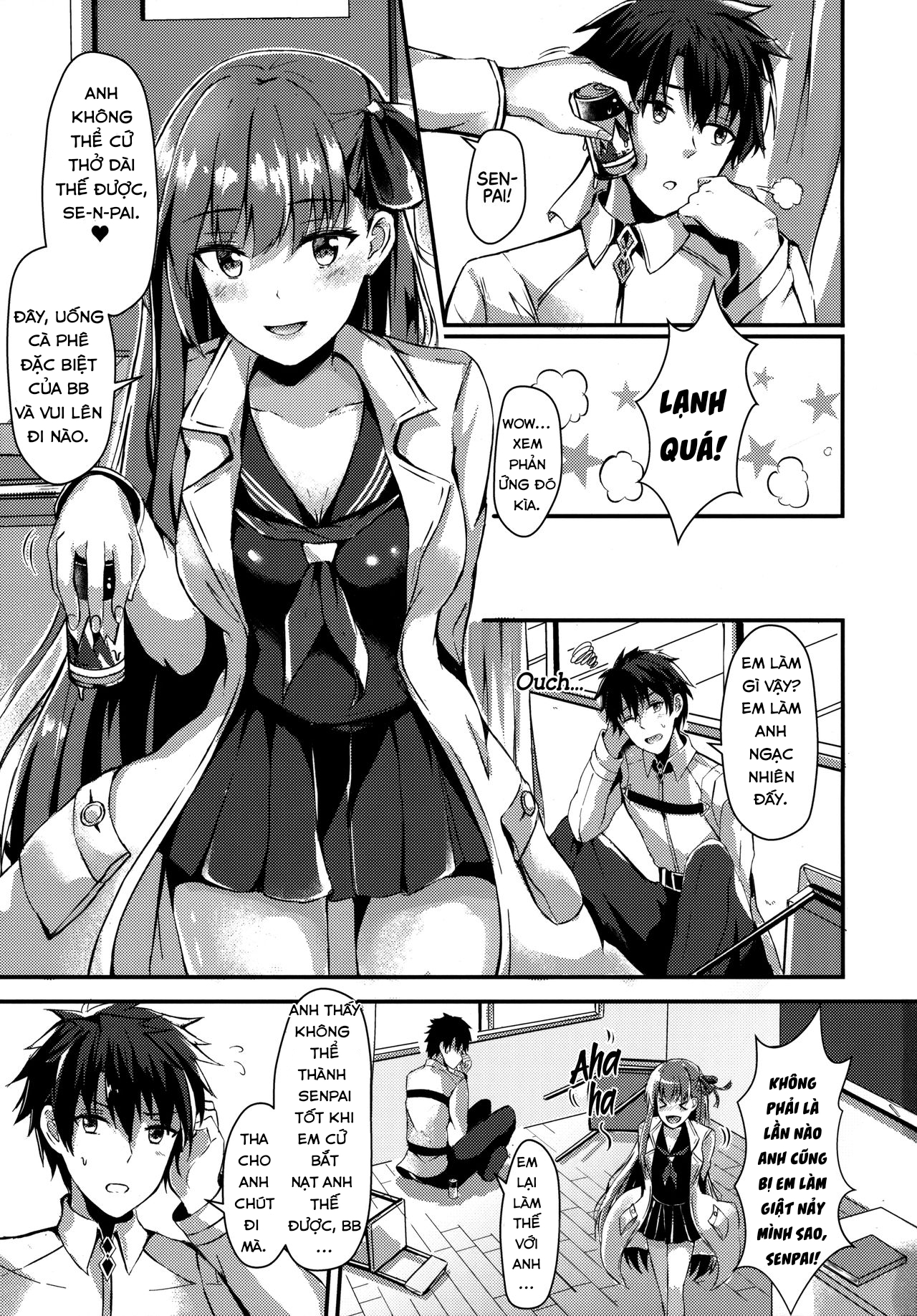 Đọc truyện hentai Senpai là đồ chơi của em! ♥ - Oneshot