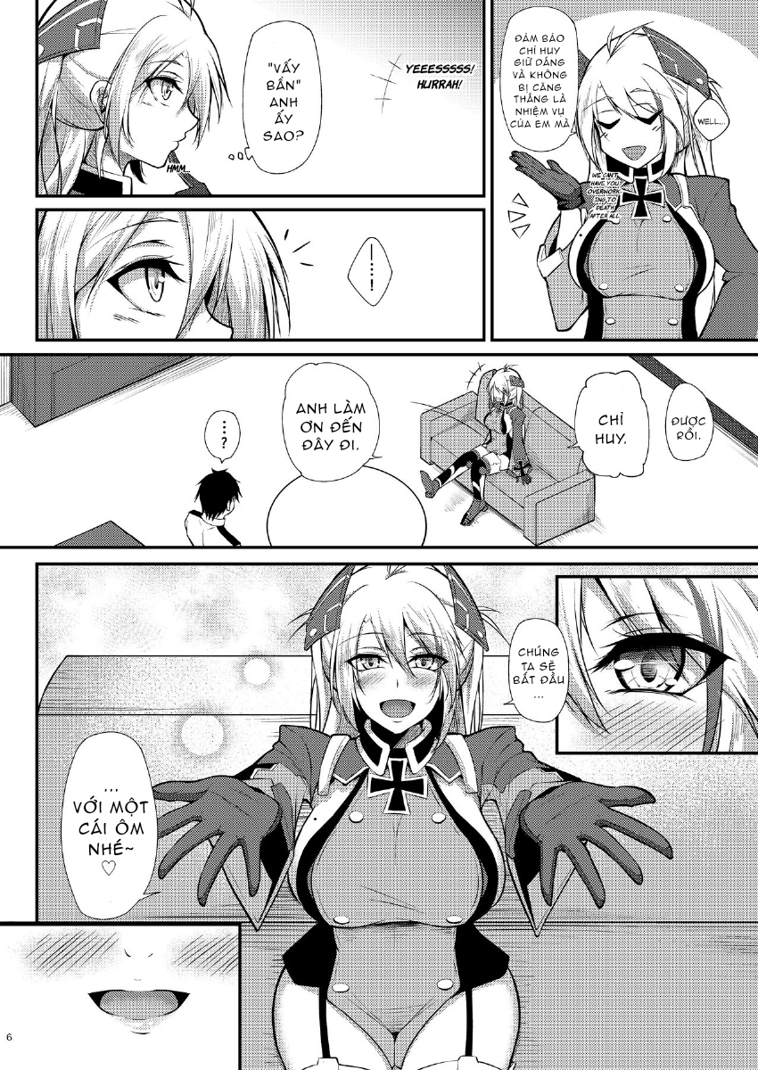 Đọc truyện hentai I Want To Be Spoiled By Prinz Eugen!! - Oneshot