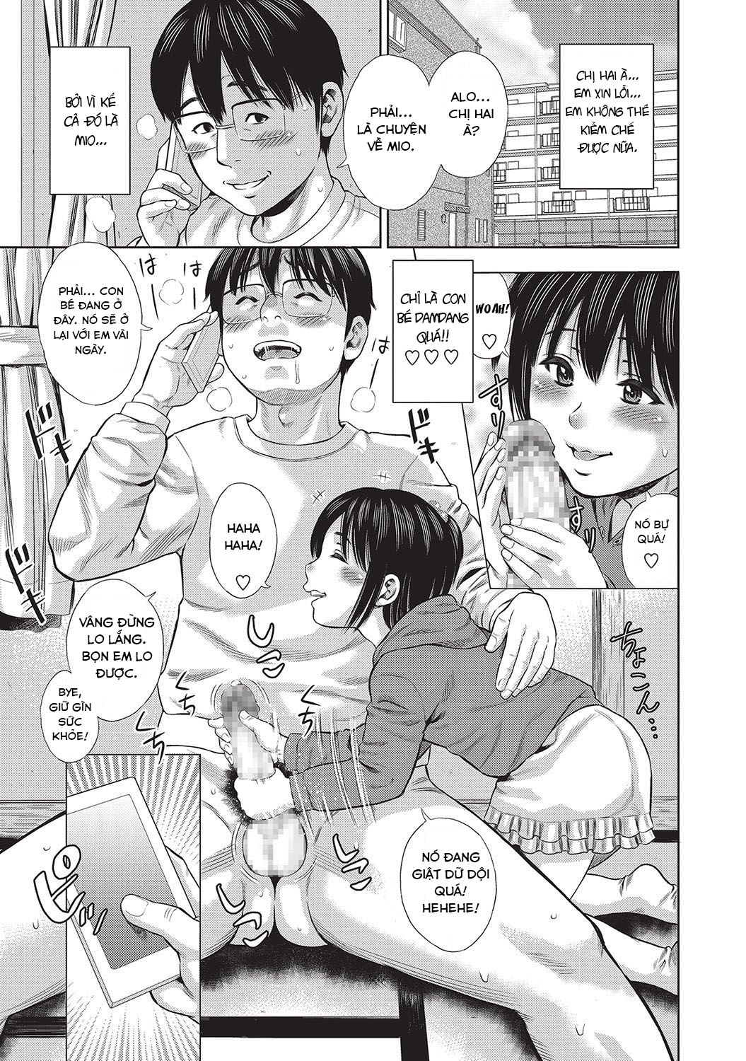 Đọc truyện hentai Ba đứa bé là chú của tôi - Oneshot